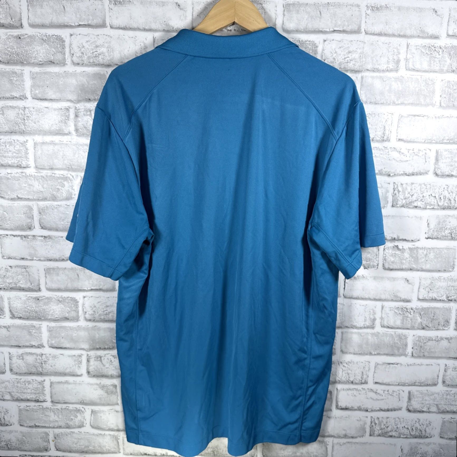 Nike VINTAGE Nike Golf Tour Performance Blue Polo Shirt Mens XL DRI FIT Size US XL / EU 56 / 4 - 4 Thumbnail