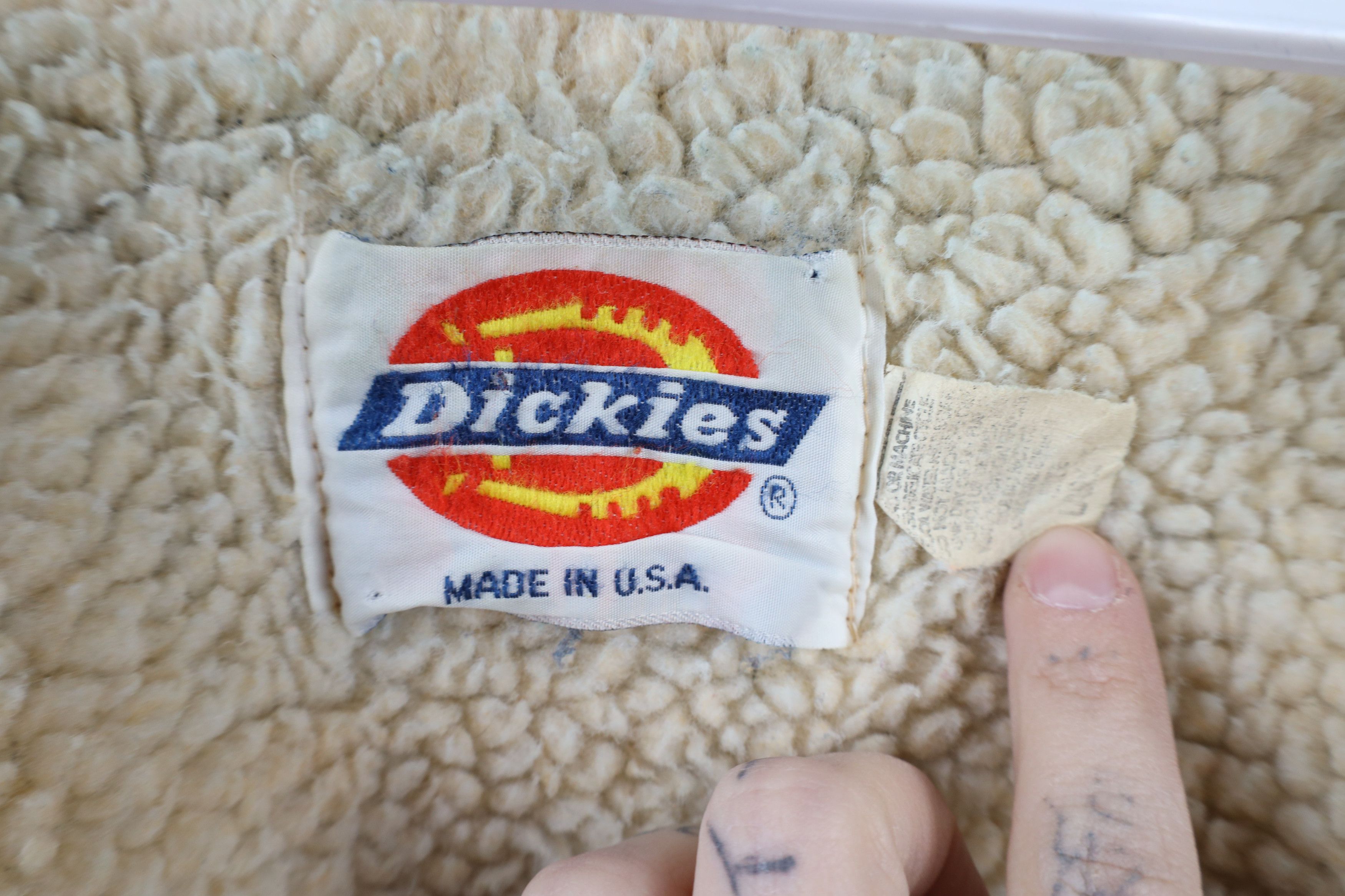 Dickies × Vintage Vintage 70s 80s Dickies Fleece Lined Bomber Jacket USA Size US L / EU 52-54 / 3 - 10 Thumbnail
