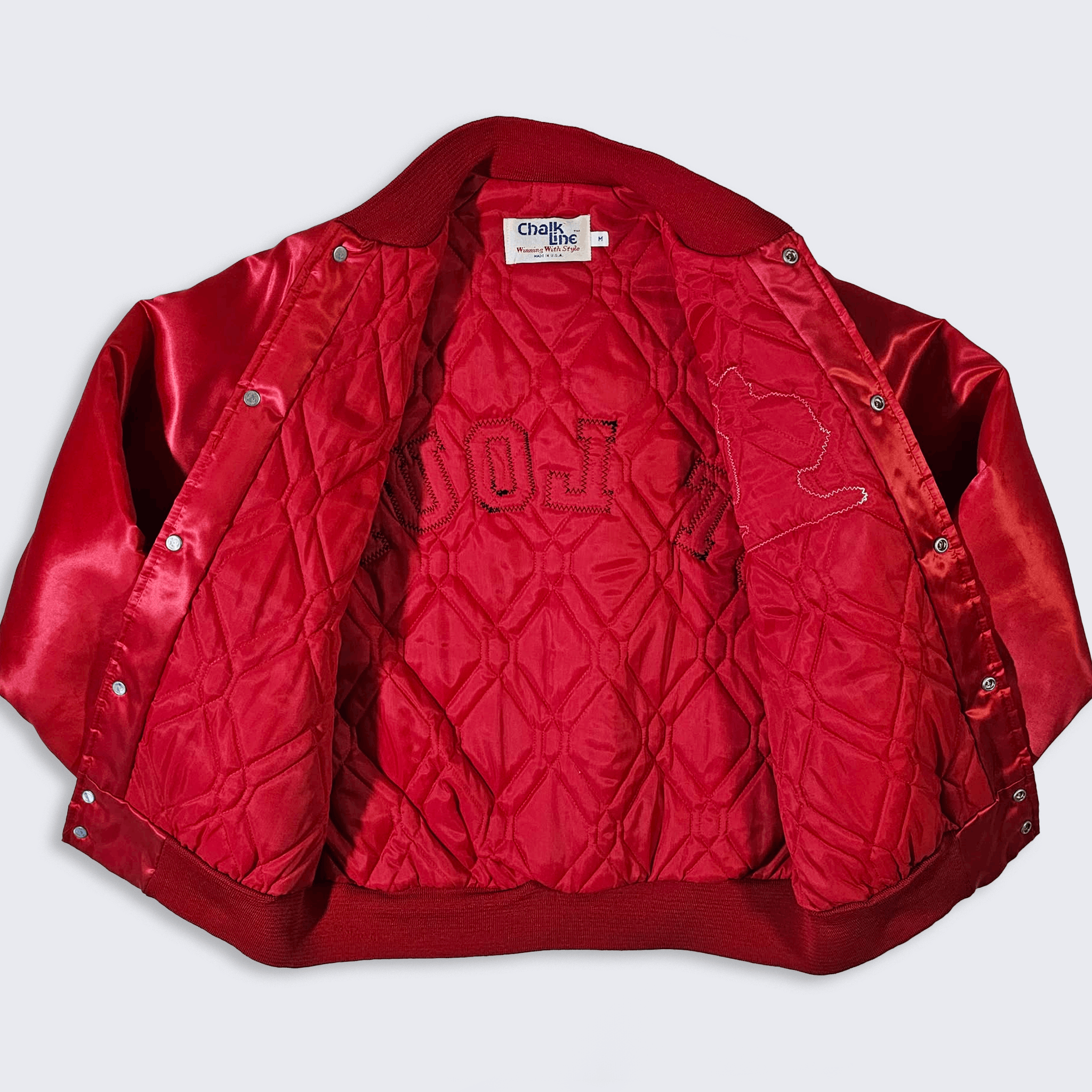 Chalk Line St Louis Cardinals Vintage 80s Chalk Line Bomber Jacket Size US M / EU 48-50 / 2 - 3 Thumbnail