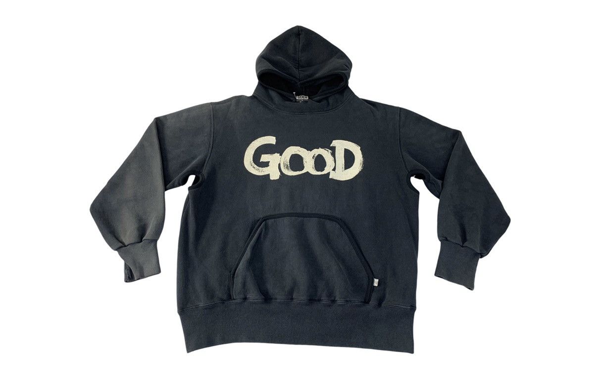 Good Enough 90s GDEH Good Enough Big E Pull Over Hoodies Spell Out Size US L / EU 52-54 / 3 - 1 Thumbnail