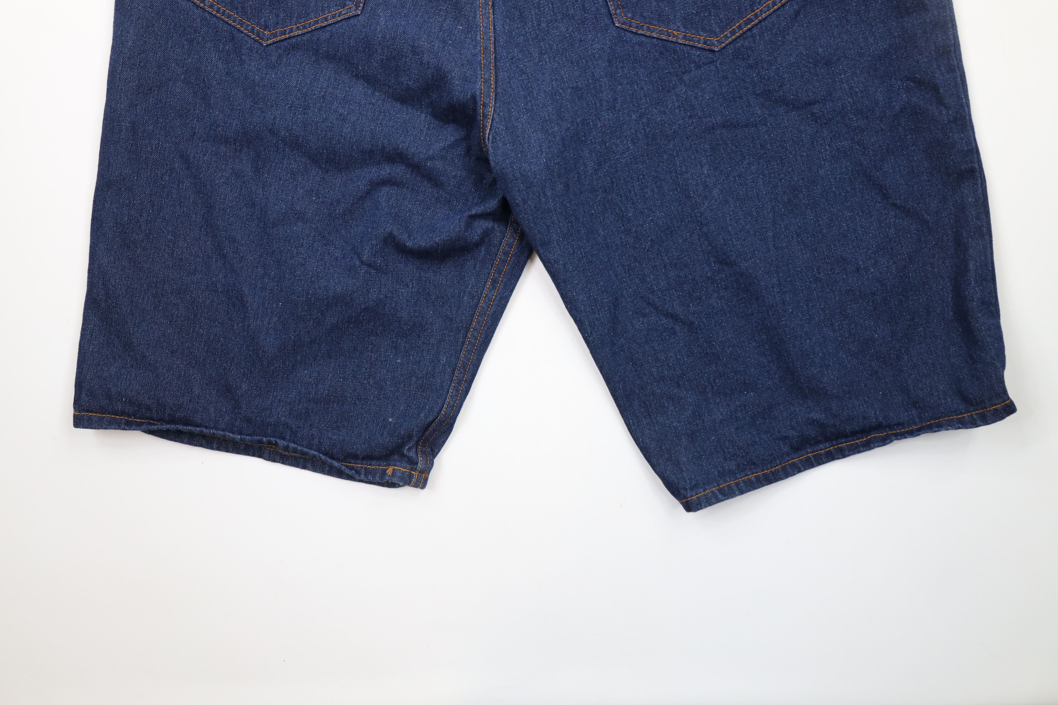 Rocawear × Vintage Vintage Rocawear Relaxed Fit Hip Hop Denim Jean Shorts Blue Size US 40 / EU 56 - 11 Thumbnail