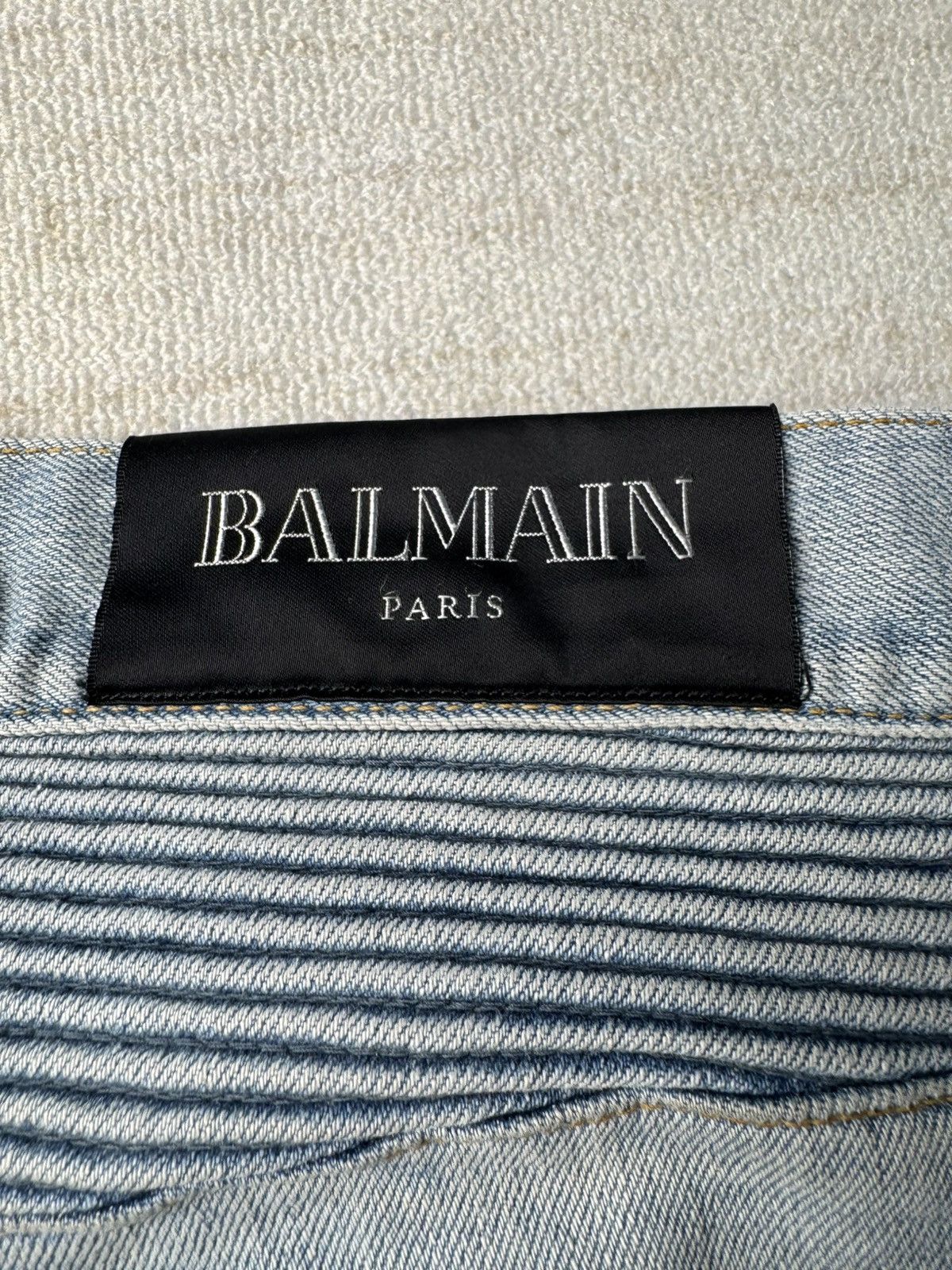 Balmain Moto jeans 32 Size US 32 / EU 48 - 16 Thumbnail