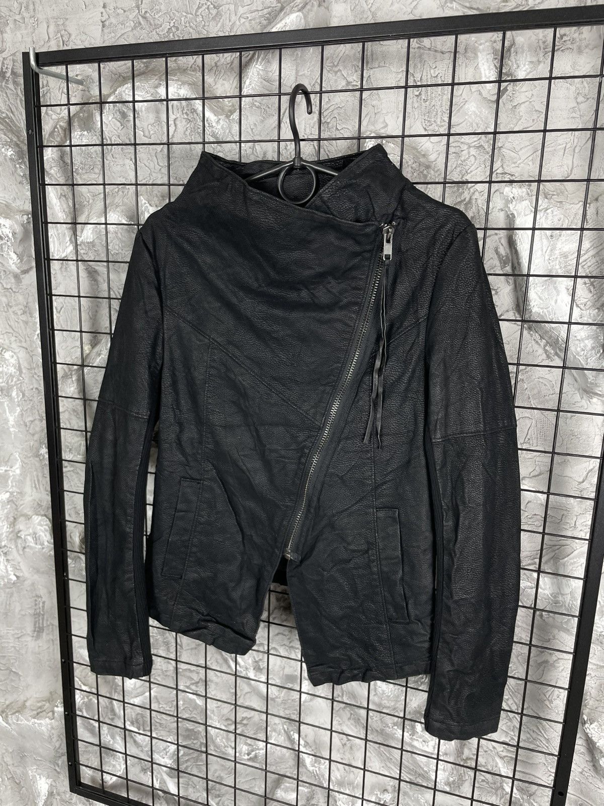 If Six Was Nine Vintage Archive Asymmetrical Zip Jacket LGB Rick Owens Vibe Size US S / EU 44-46 / 1 - 3 Thumbnail