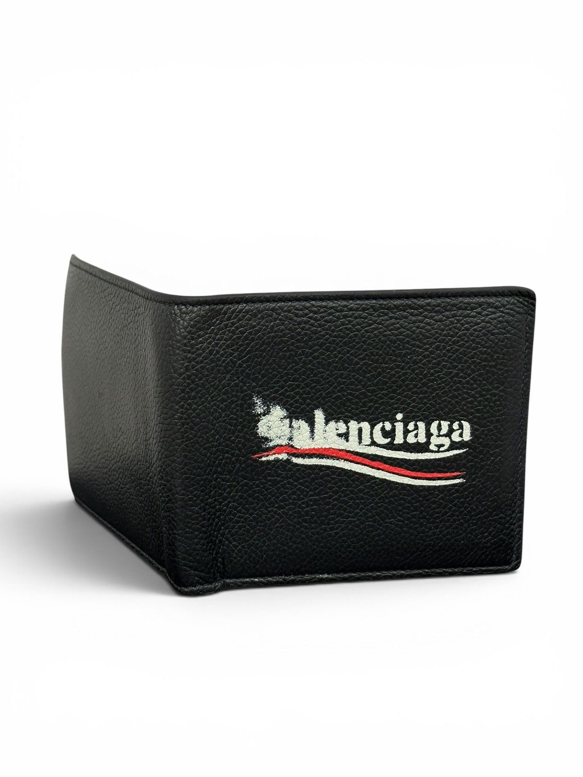 Balenciaga Men's Cash Square Leather Bifold Wallet Size ONE SIZE - 2 Thumbnail