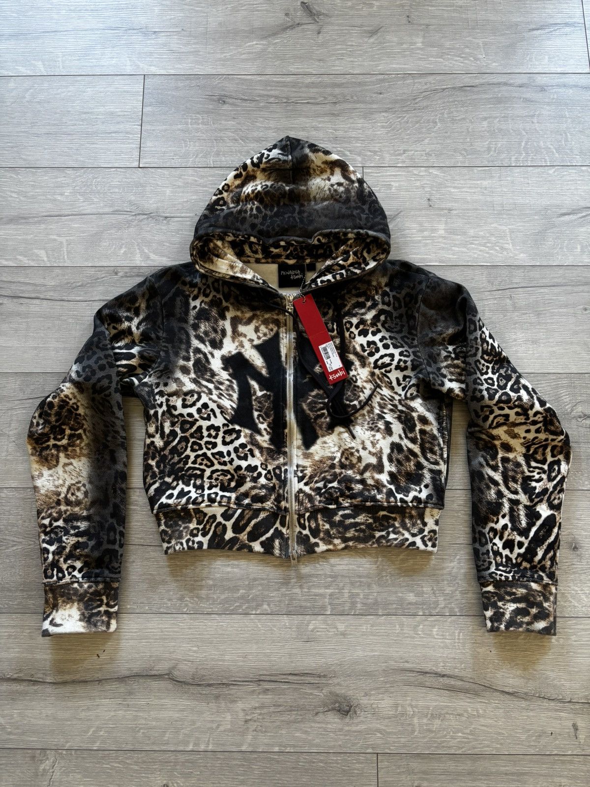 Mowalola Mowalola Tech Fleece Zip Up Hoodie | Grailed