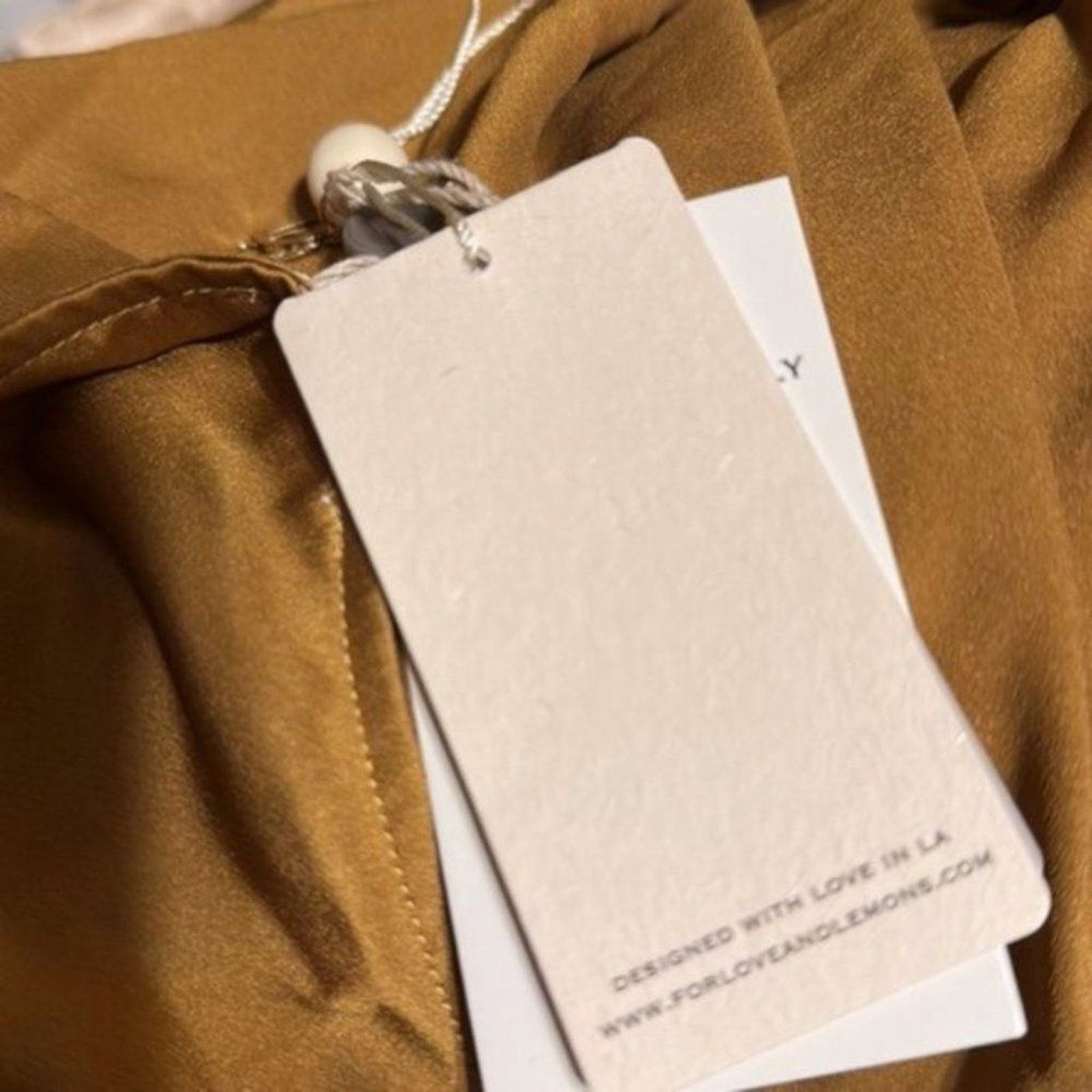 For Love & Lemons For Love and Lemons twinkle top camel L Size L / US 10 / IT 46 - 5 Thumbnail