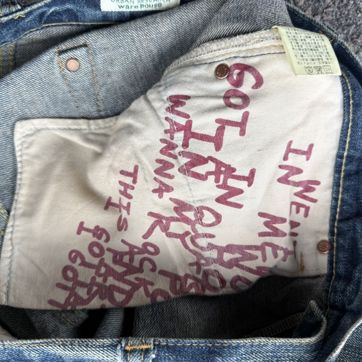 Warehouse Vintage UR warehouse Rusty jean denim pants Size US 34 / EU 50 - 15 Thumbnail