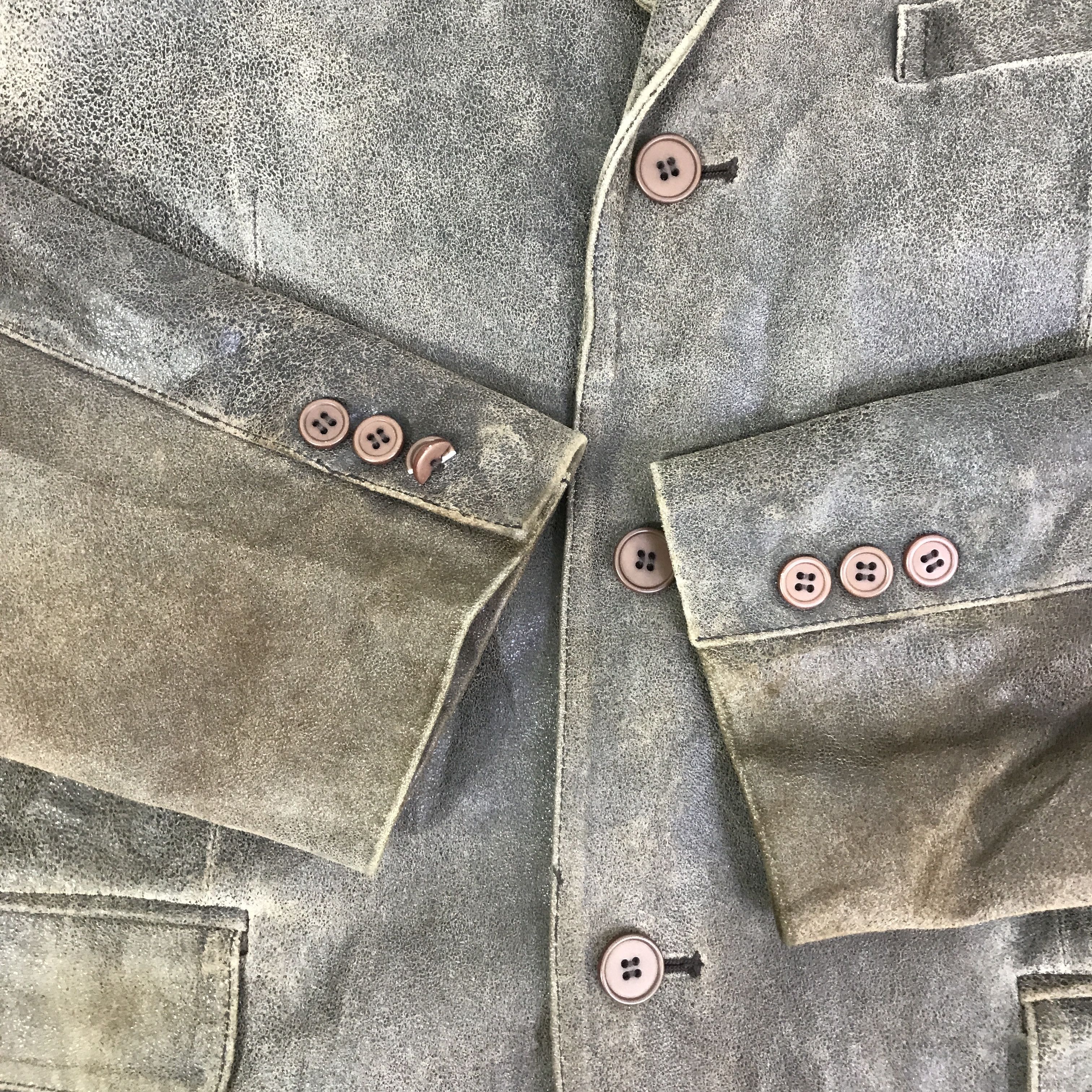 Japanese Brand DAN VALENTINO LEATHER JACKET K89B8 Size US L / EU 52-54 / 3 - 7 Thumbnail