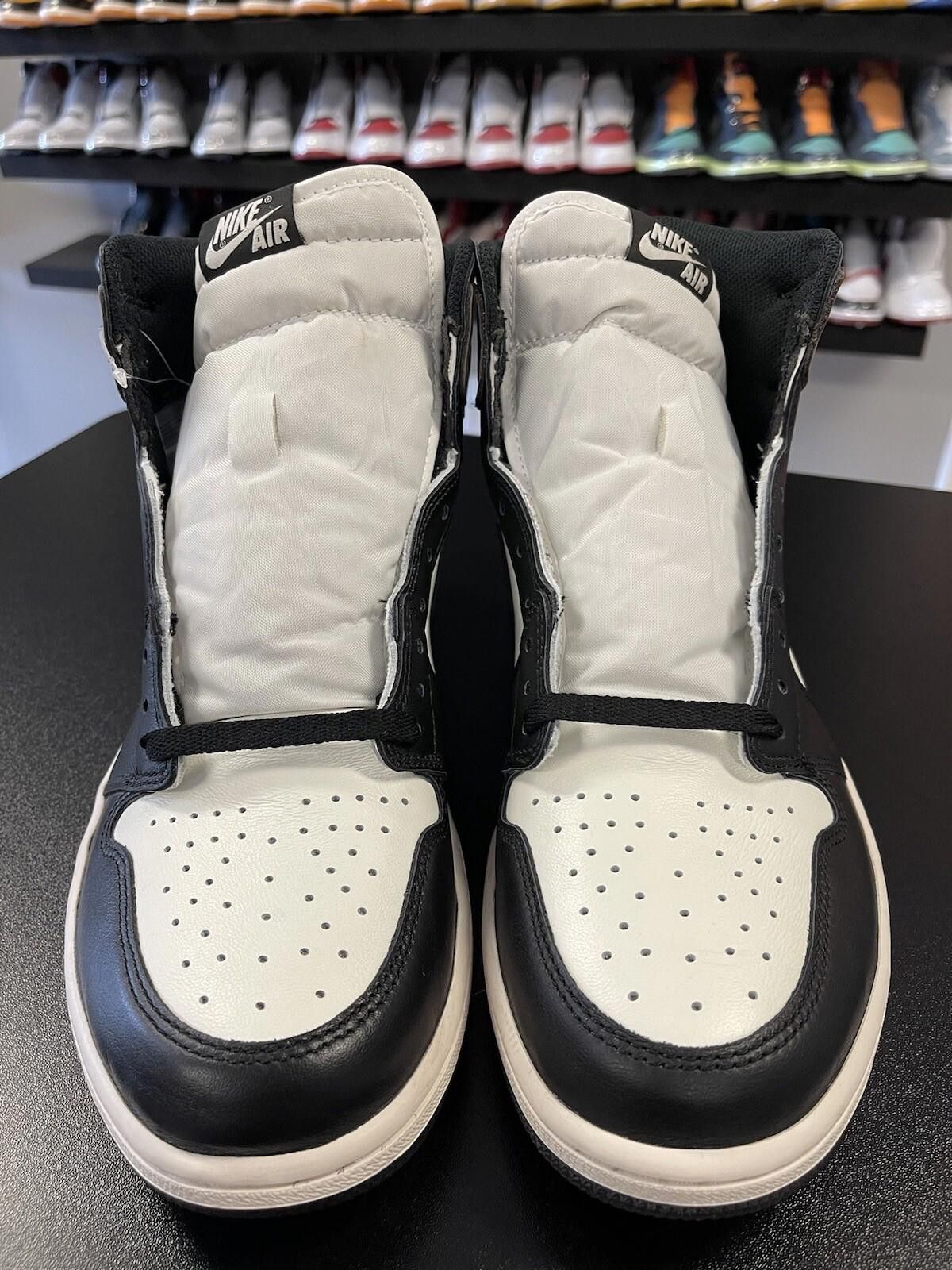 Jordan Brand Size 12 - Nike Air Jordan 1 Retro High Top Sail Black Mocha Size US 12 / EU 45 - 8 Thumbnail