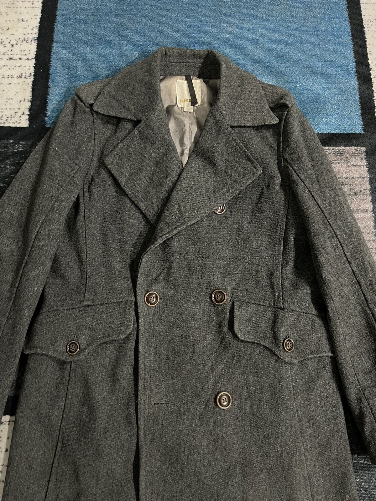Diesel Vintage Diesel Long Coat Jacket Size US M / EU 48-50 / 2 - 5 Thumbnail