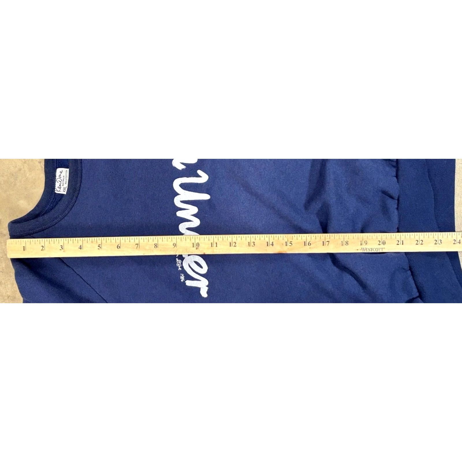 Vintage VINTAGE Ken Done Sweatshirt 2XL Navy Australia Graphic Print Pullover 90s Mens Size US XXL / EU 58 / 5 - 7 Thumbnail