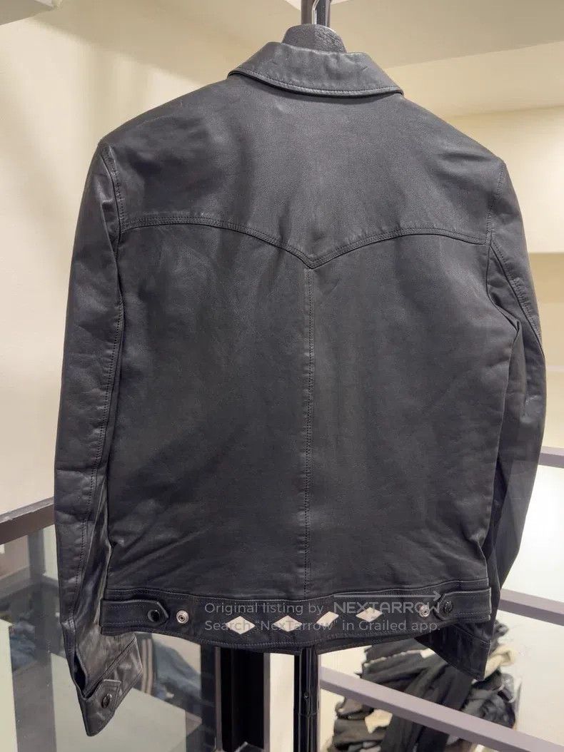 Saint Laurent Paris Saint Laurent Paris Black Leather Jacket Size US M / EU 48-50 / 2 - 2 Thumbnail