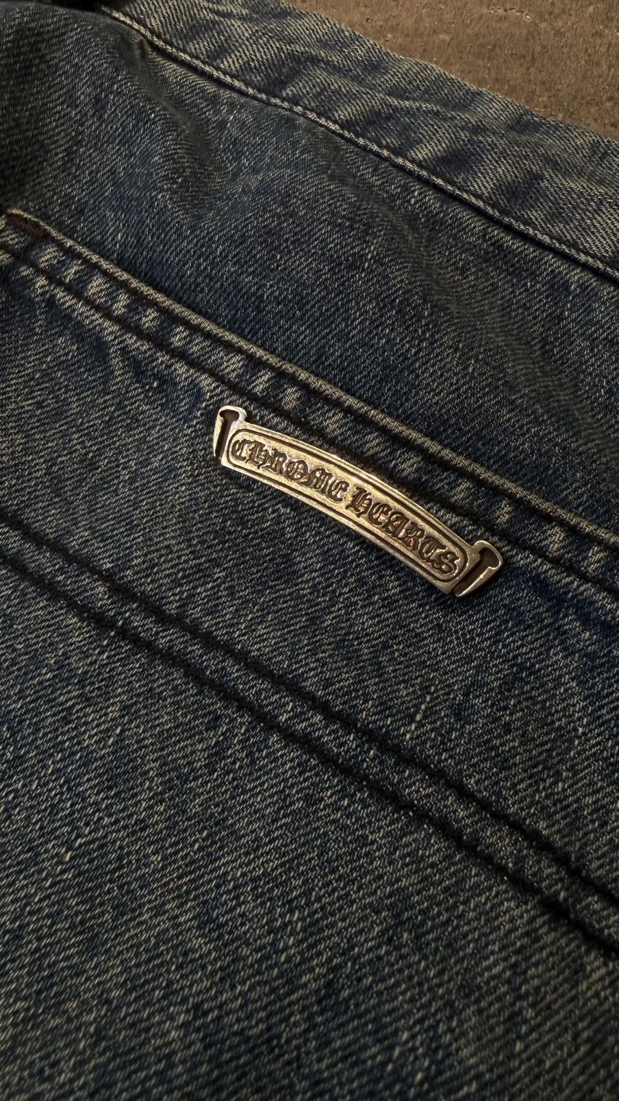 Chrome Hearts Chrome Hearts Black Cross Patch Blue Carpenter Jeans Size US 32 / EU 48 - 3 Thumbnail