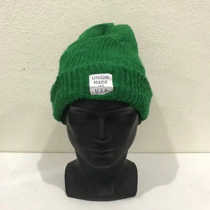 Union LA Union Made In Usa Plain Beanie Hat Size ONE SIZE - 2 Thumbnail