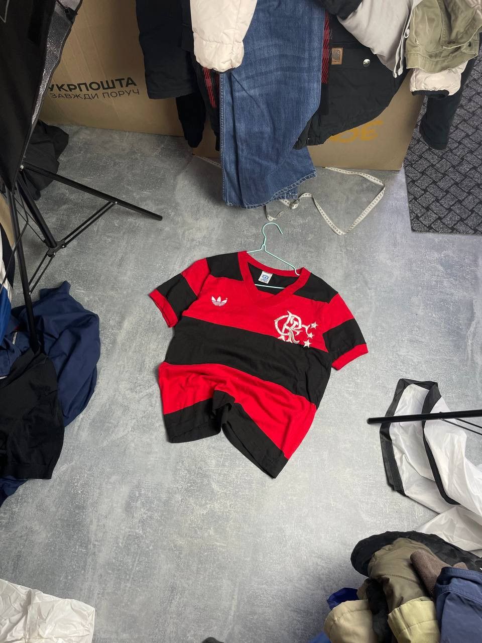 Adidas RARE 1981 FLAMENGO ADIDAS 10 NUMBER ZICO AUTOGRAPH Size US S / EU 44-46 / 1 - 1 Thumbnail