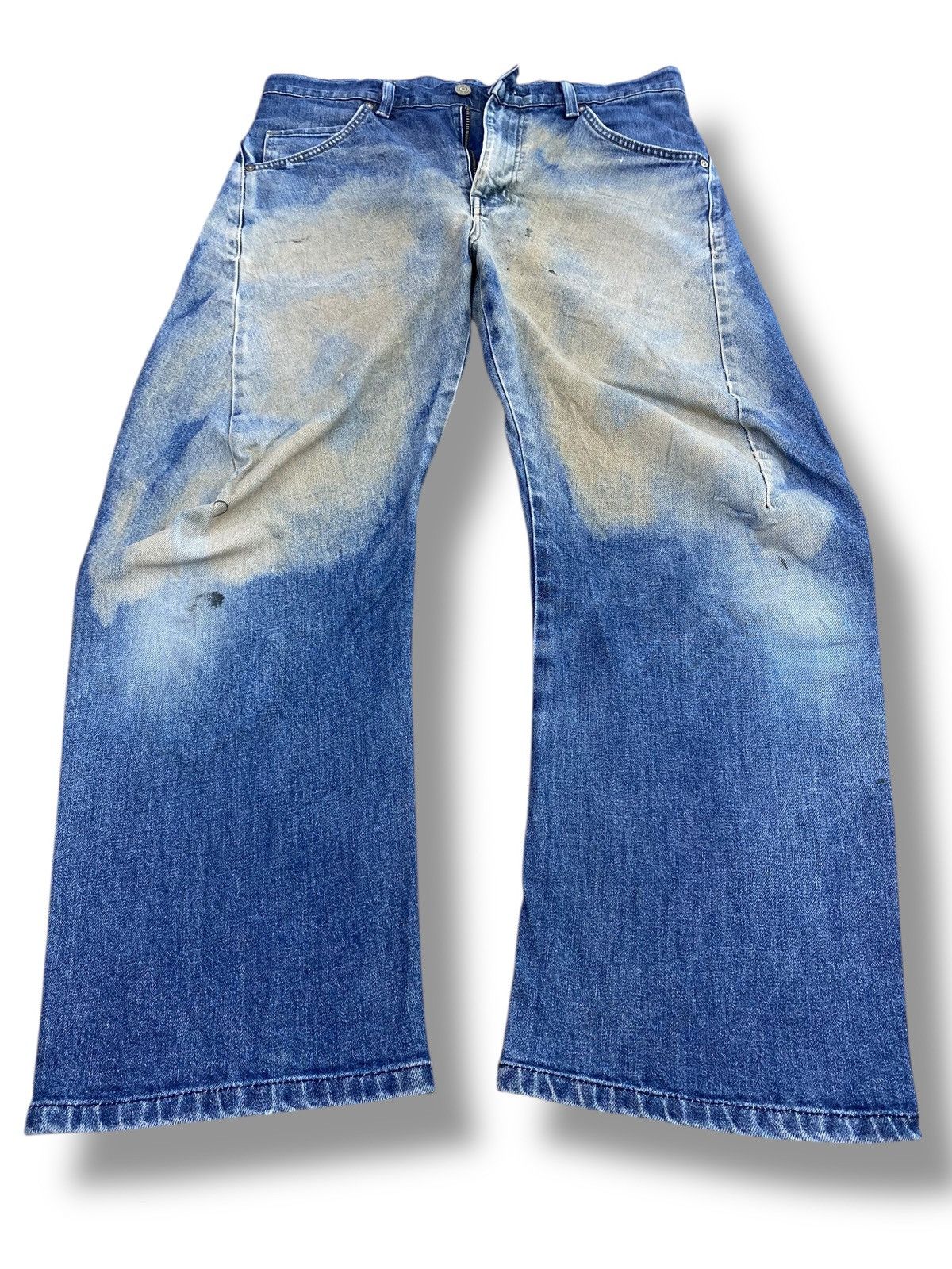 Edwin Vintage Edwin Rusty Wash Style Twist Leg Jeans Size US 33 - 1 Thumbnail