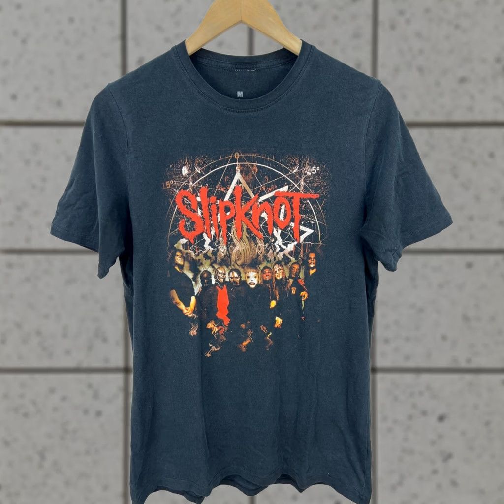 Vintage VINTAGE Slipknot T-Shirt Mens M Black Graphic Rock Band Metal Tee Size US M / EU 48-50 / 2 - 1 Thumbnail
