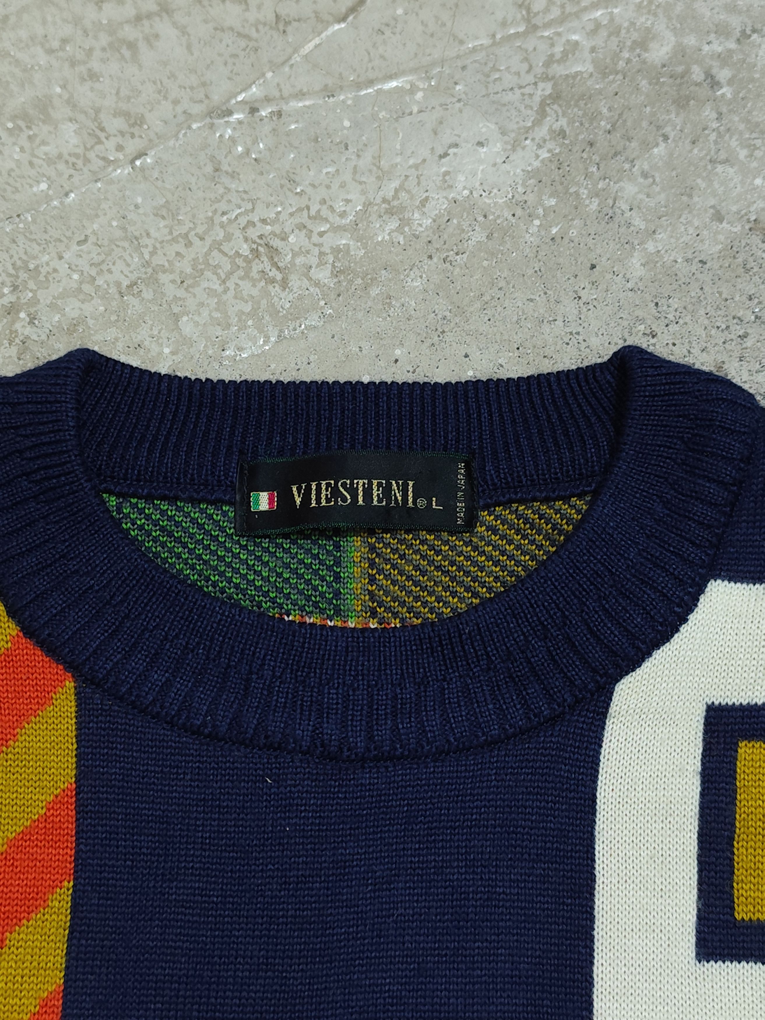 Coogi × Japanese Brand Vintage Coogi missoni style Viesteni knitted sweater Size US M / EU 48-50 / 2 - 6 Thumbnail