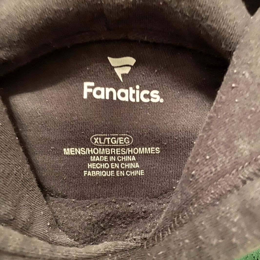 Vintage Fanatics Men's Tony Adams #33 New York Jets Hoodie Sweatshirt Black XL Size US XL / EU 56 / 4 - 6 Thumbnail