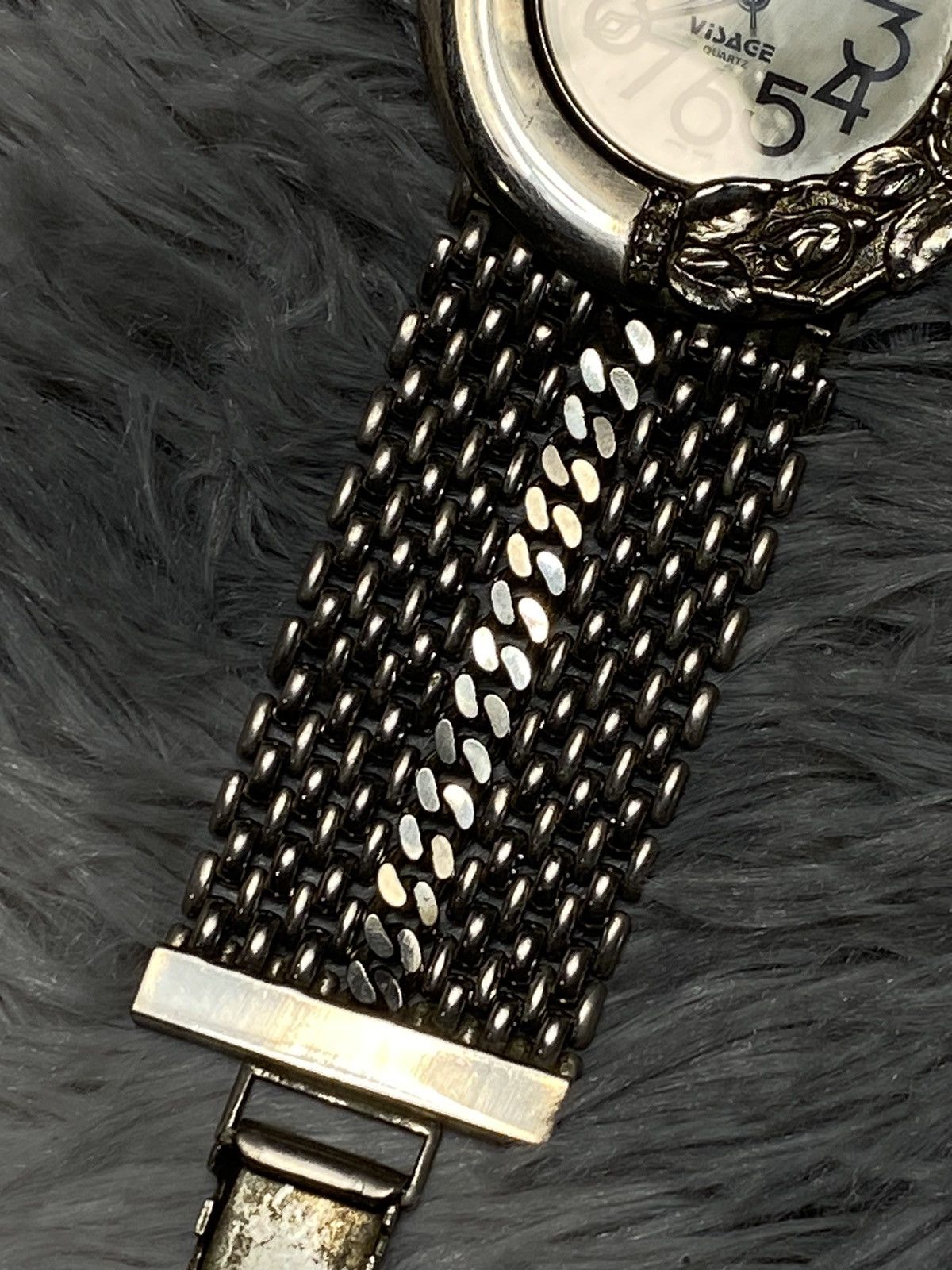 Vintage Floral Silver Mesh Watch - Japanese Brand Size ONE SIZE - 7 Thumbnail