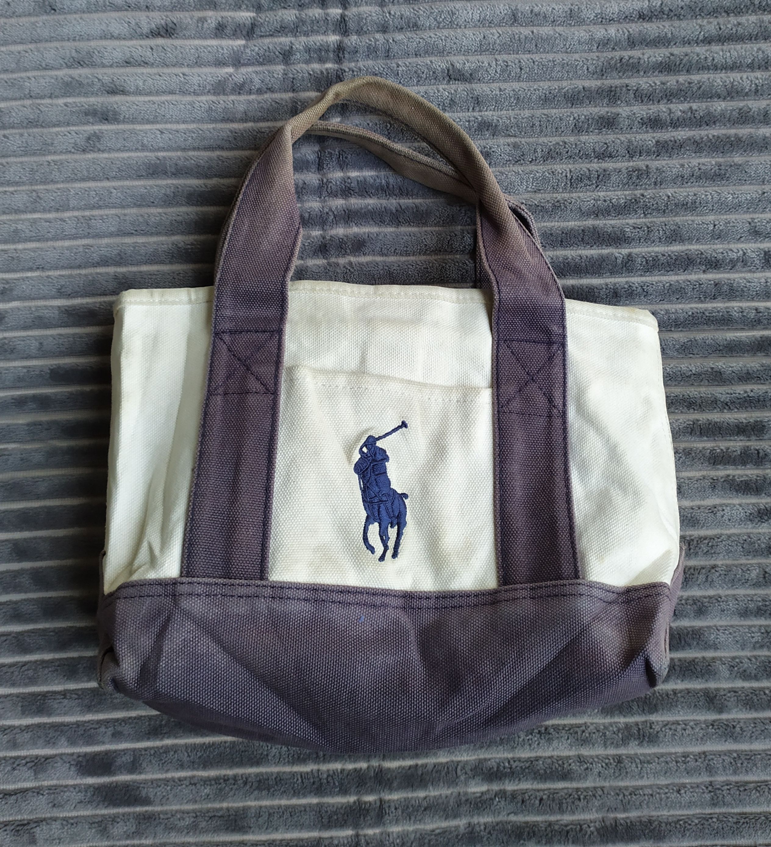 バッグ vintage tote bag bear navy Polo Ralph Lauren Men's Bear Tote Bag in Newport Navy Polo