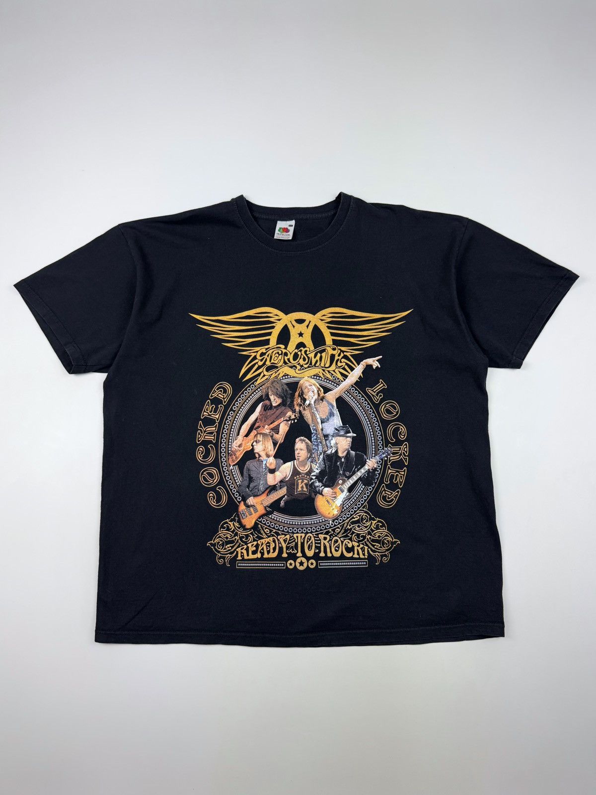 Band Tees Aerosmith Ready to Rock Graphic T-Shirt Size US XXL / EU 58 / 5 - 1 Thumbnail