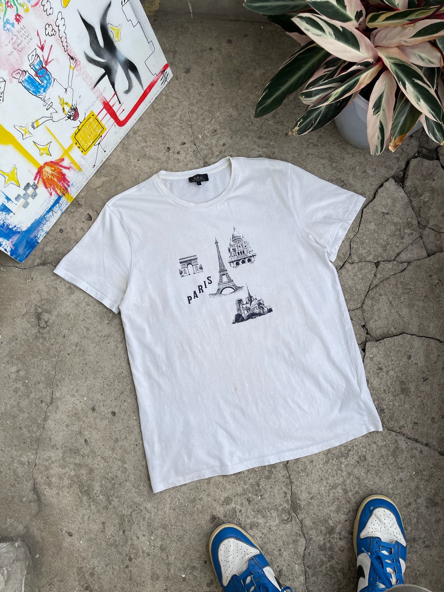 A.P.C. A.P.C. Paris T-Shirt eiffel tower Size US L / EU 52-54 / 3 - 8 Thumbnail