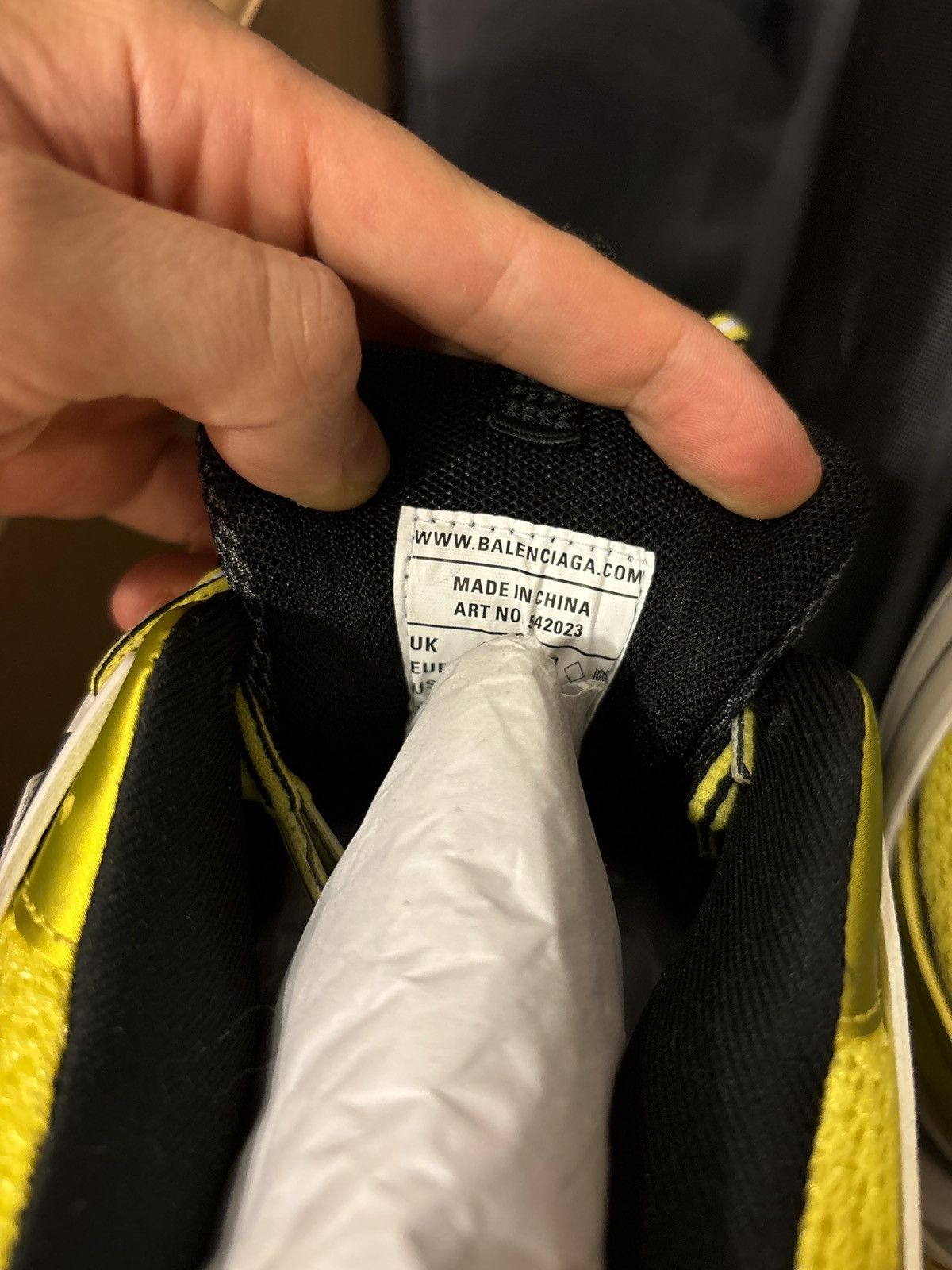 Balenciaga Balenciaga Yellow/GreyWhite Track Sneakers Size US 11 / EU 44 - 5 Thumbnail