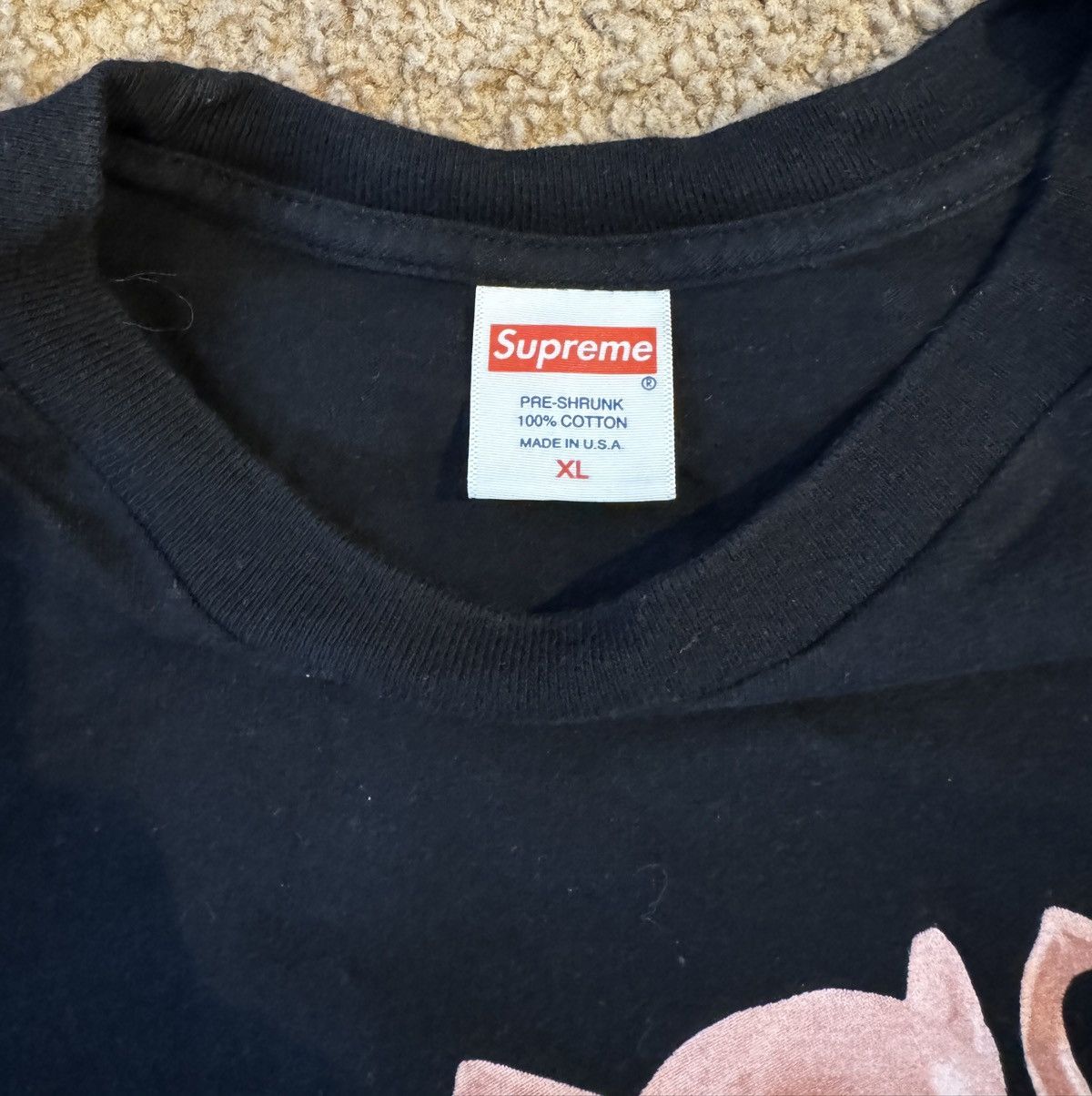 Supreme Supreme Pink Elephant T Shirt XL Black Pink Mens Streetwear Size US XL / EU 56 / 4 - 3 Thumbnail