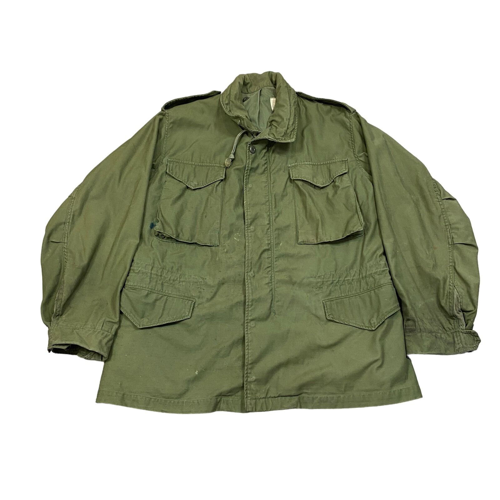 Vintage VTG OG 107 M 65 Field Sateen Hooded Military Jacket Medium Size US M / EU 48-50 / 2 - 1 Thumbnail