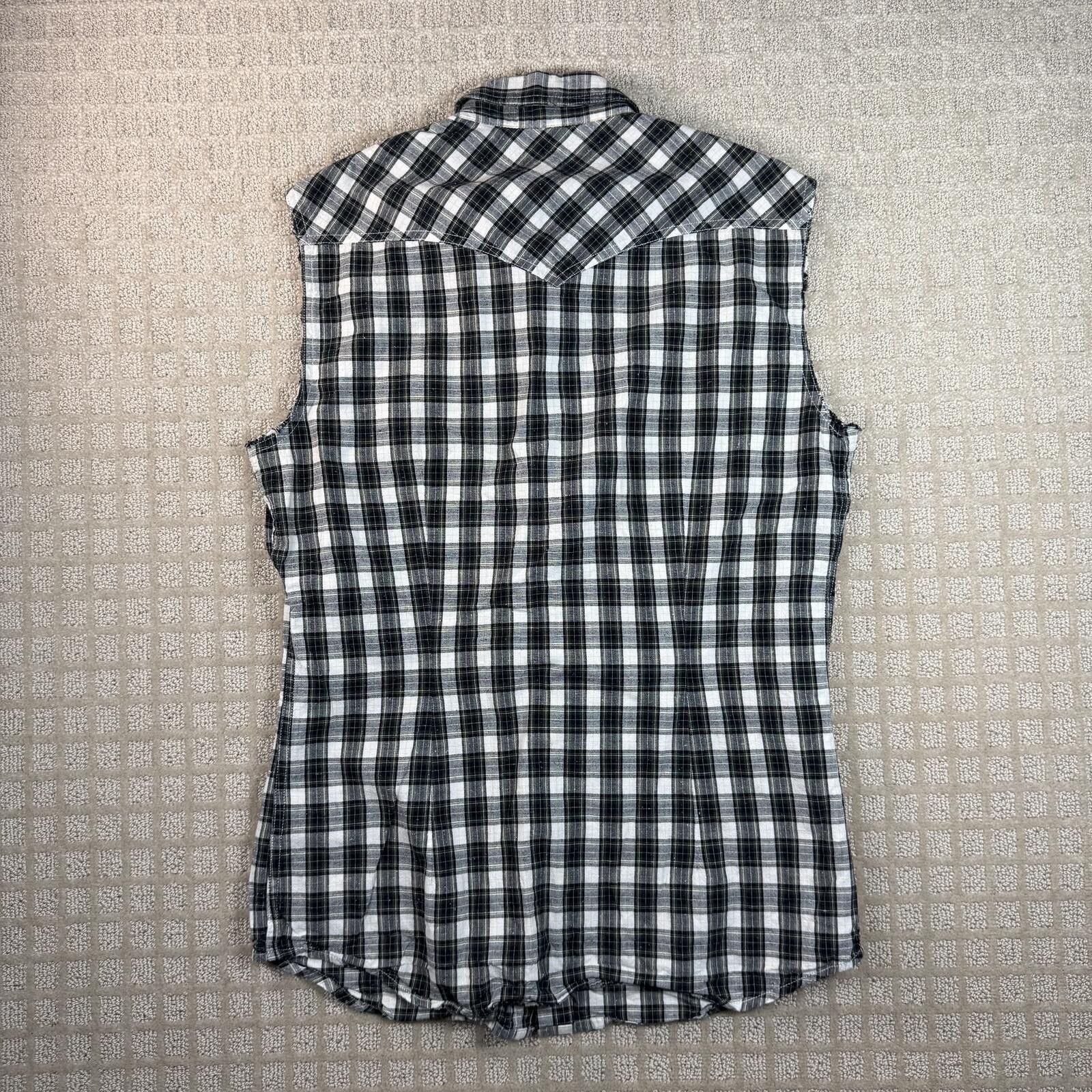 Diesel Diesel Sleeveless Checkered Button Up Shirt Medium Size US M / EU 48-50 / 2 - 9 Thumbnail