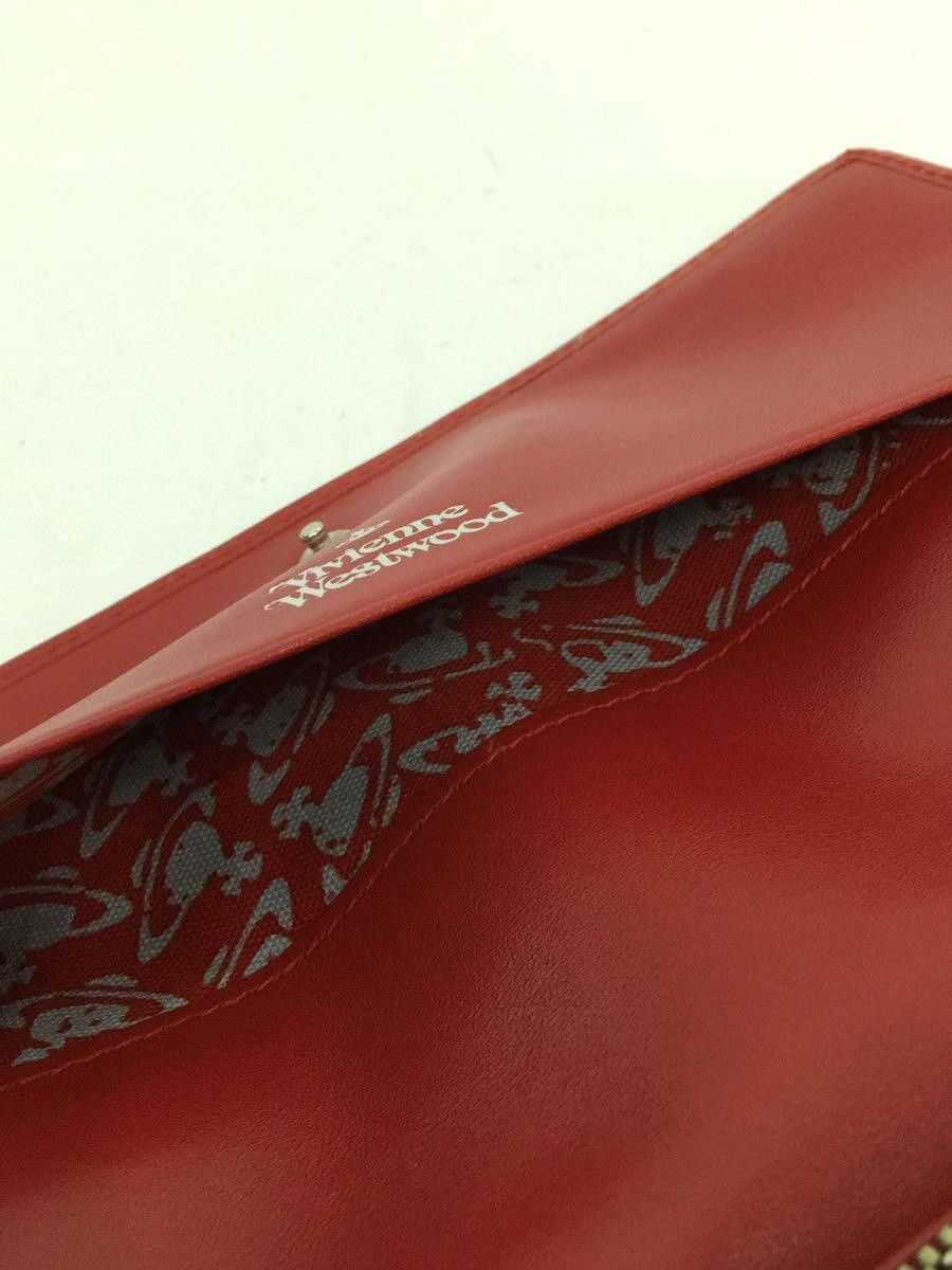 Vivienne Westwood Vivienne Westwood Plain Long Wallet Red Size ONE SIZE - 7 Thumbnail