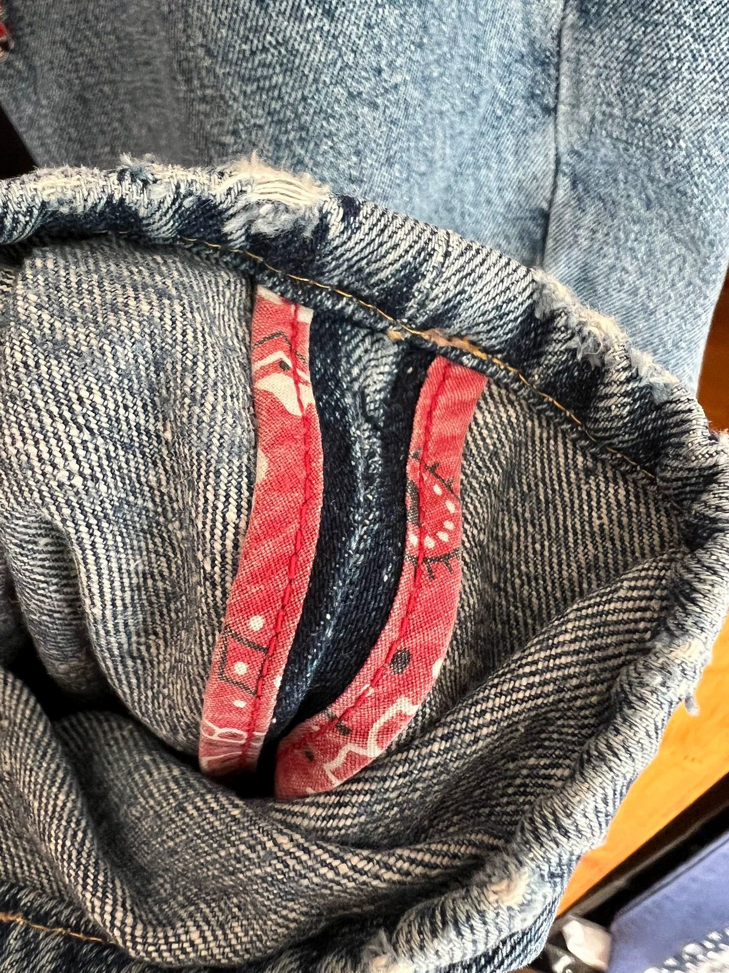 Indigo dr.collectors indigo hand dyed loose fit L jeans USA 2yr Size US 32 / EU 48 - 5 Thumbnail
