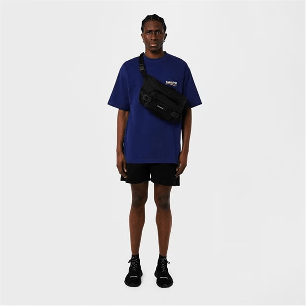 Balenciaga Political Sweat Shorts Size US 28 / EU 44 - 4 Thumbnail