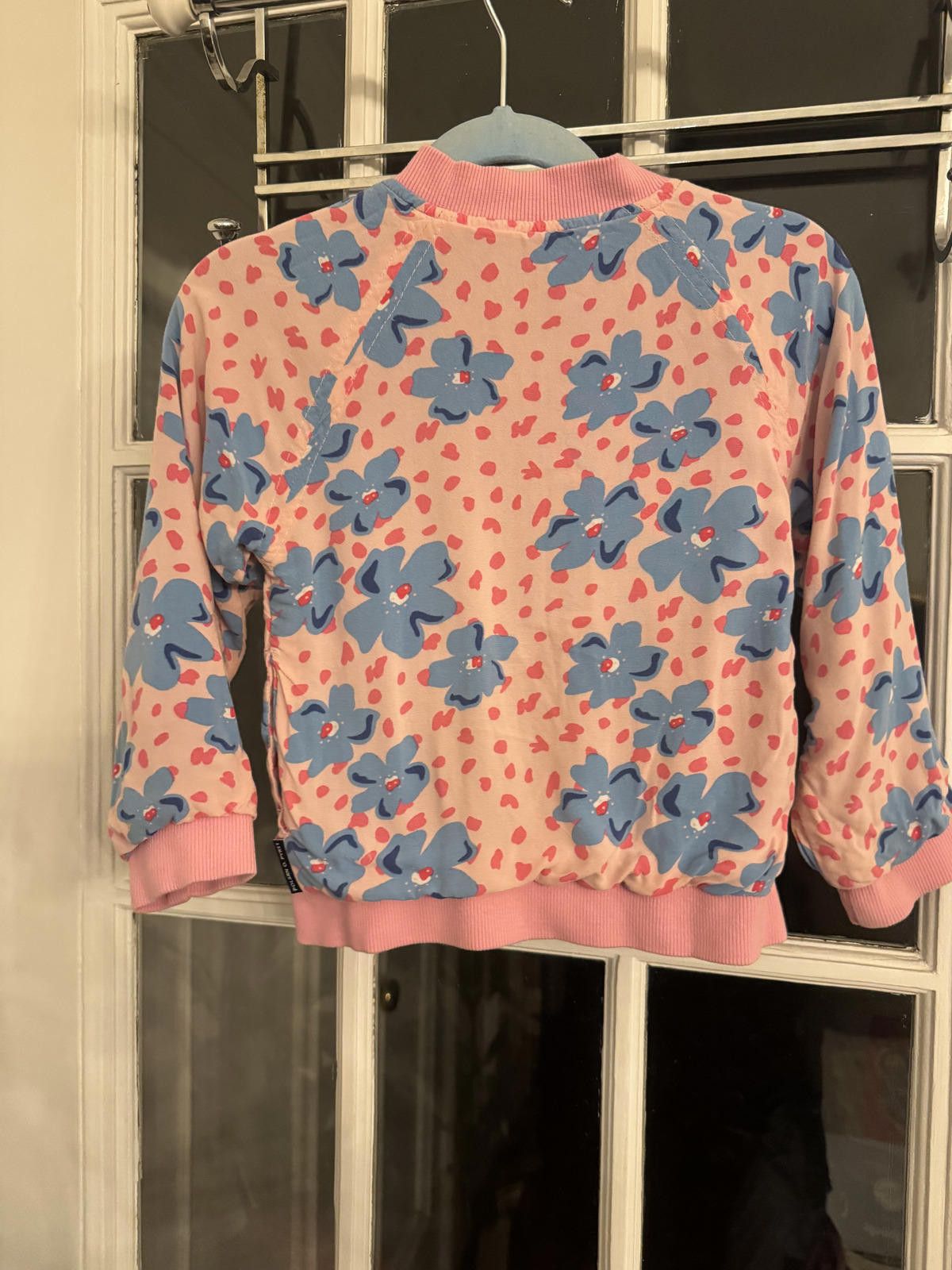 Unknown London Polarn O. Pyret Girls' Reversible Floral Bomber Jacket 3-4T Size ONE SIZE - 2 Thumbnail