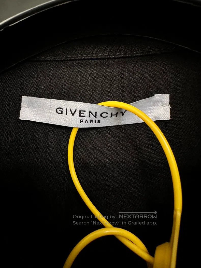 Givenchy Givenchy Black denim circle ring denim jacket with ripped Size US L / EU 52-54 / 3 - 3 Thumbnail