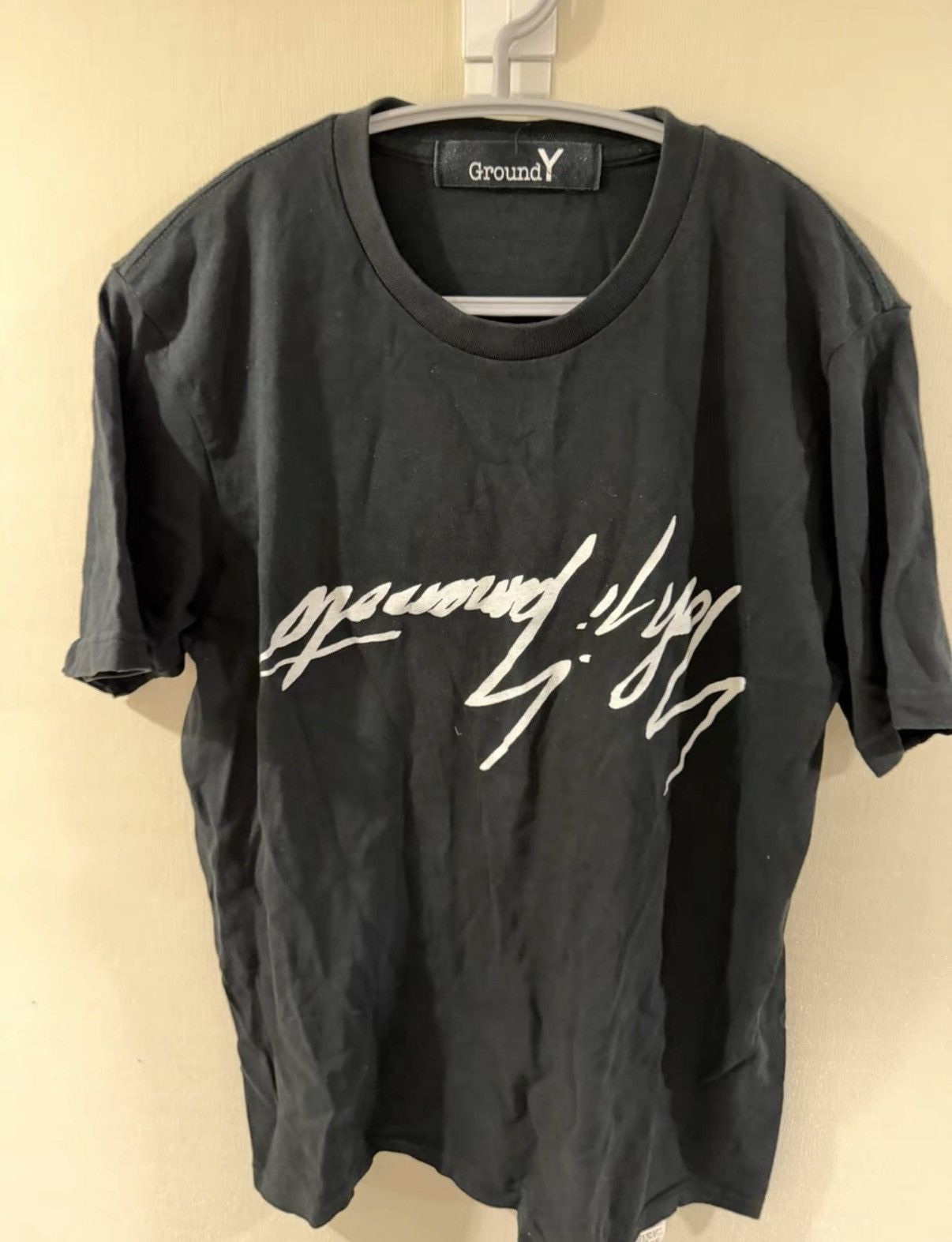Yohji Yamamoto Yohji Yamamoto Slogan Short Sleeve T-shirt Size US M / EU 48-50 / 2 - 1 Thumbnail