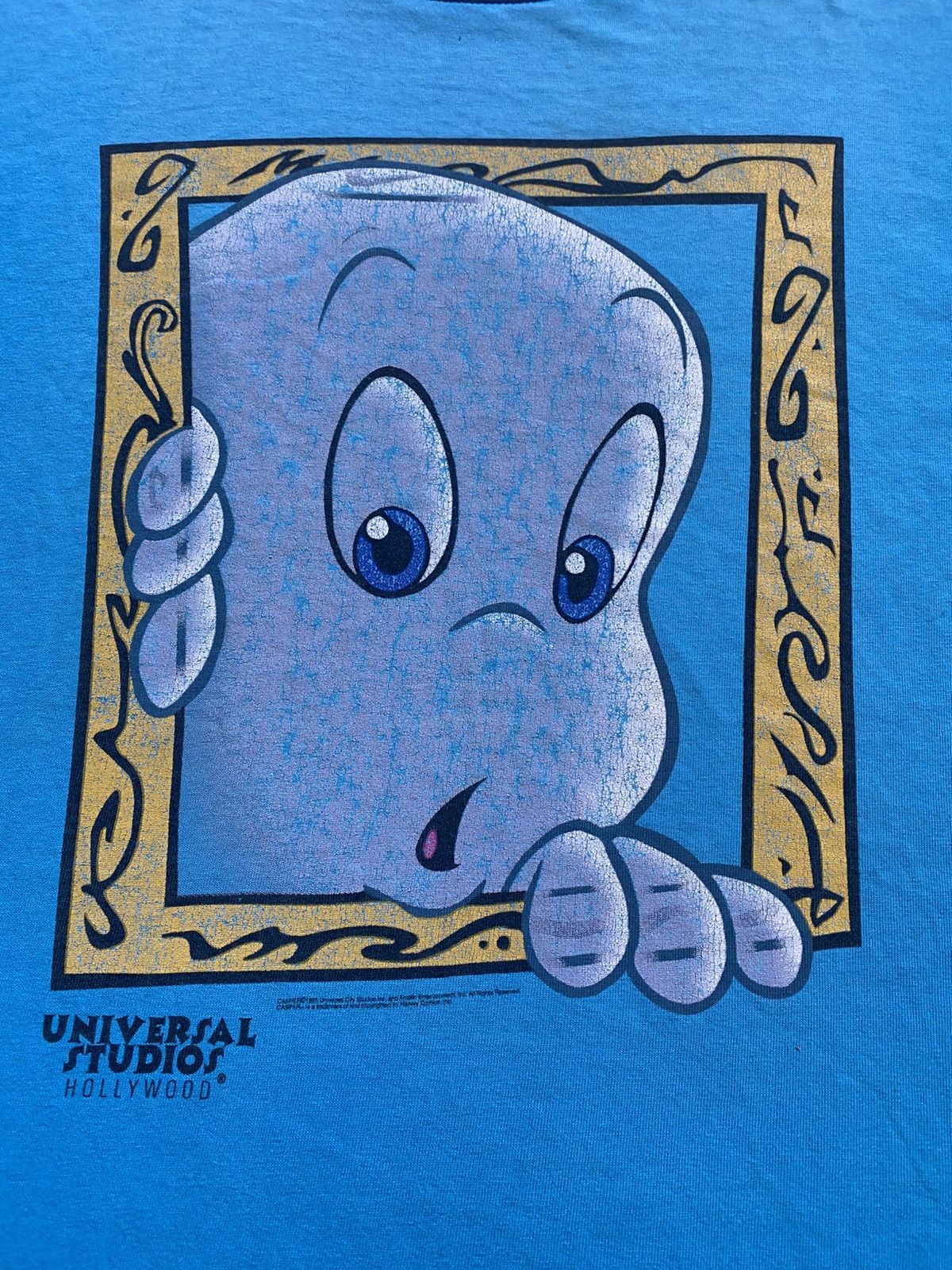 Universal Studios Vintage 80s Casper Movie by Universal Studios Distressed Tee Size US XL / EU 56 / 4 - 6 Thumbnail