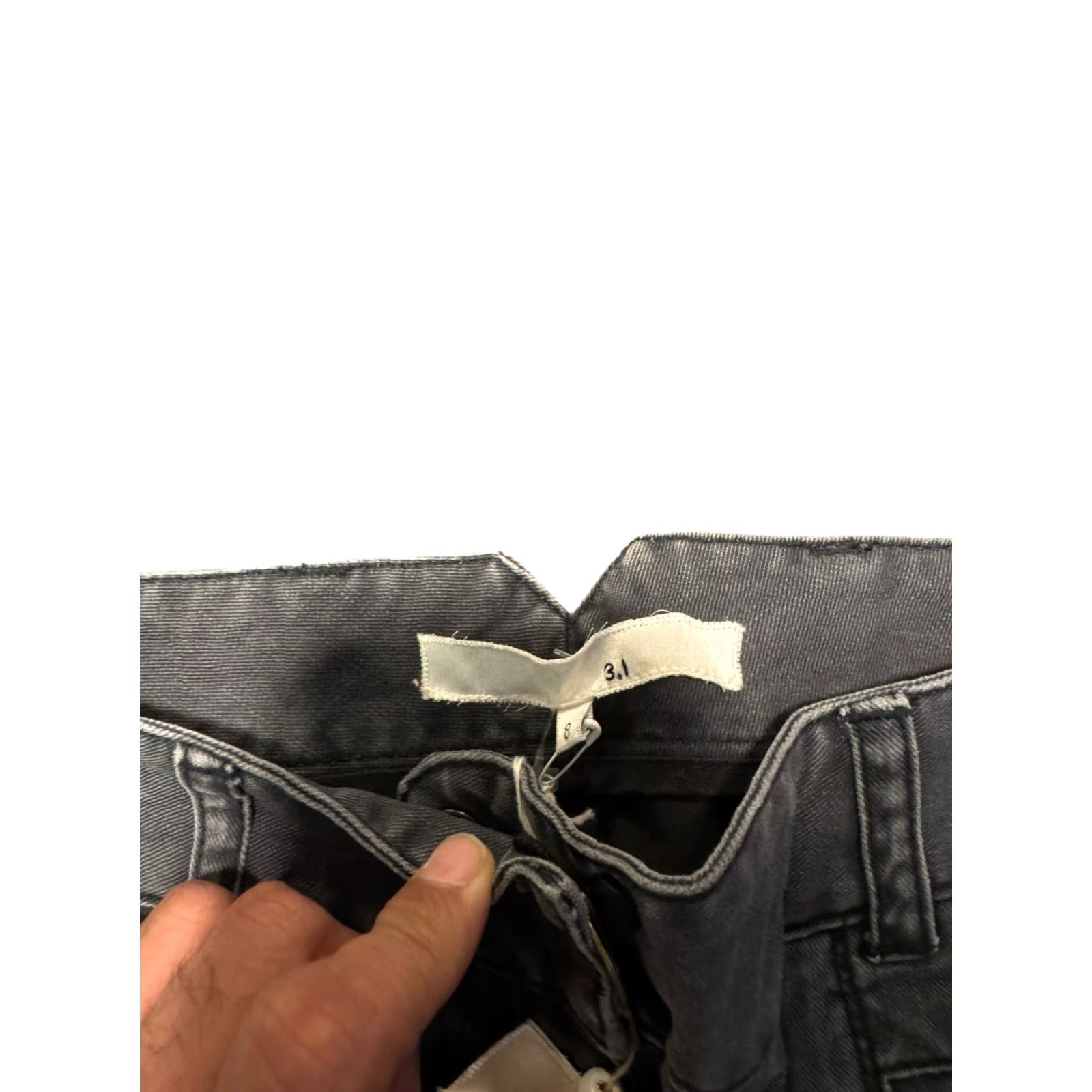 3.1 Phillip Lim 3.1 Phillip Lim Grey Embroidered Feather Pants Women’s Size 8 Utility Trousers Size 30" / US 8 / IT 44 - 7 Thumbnail