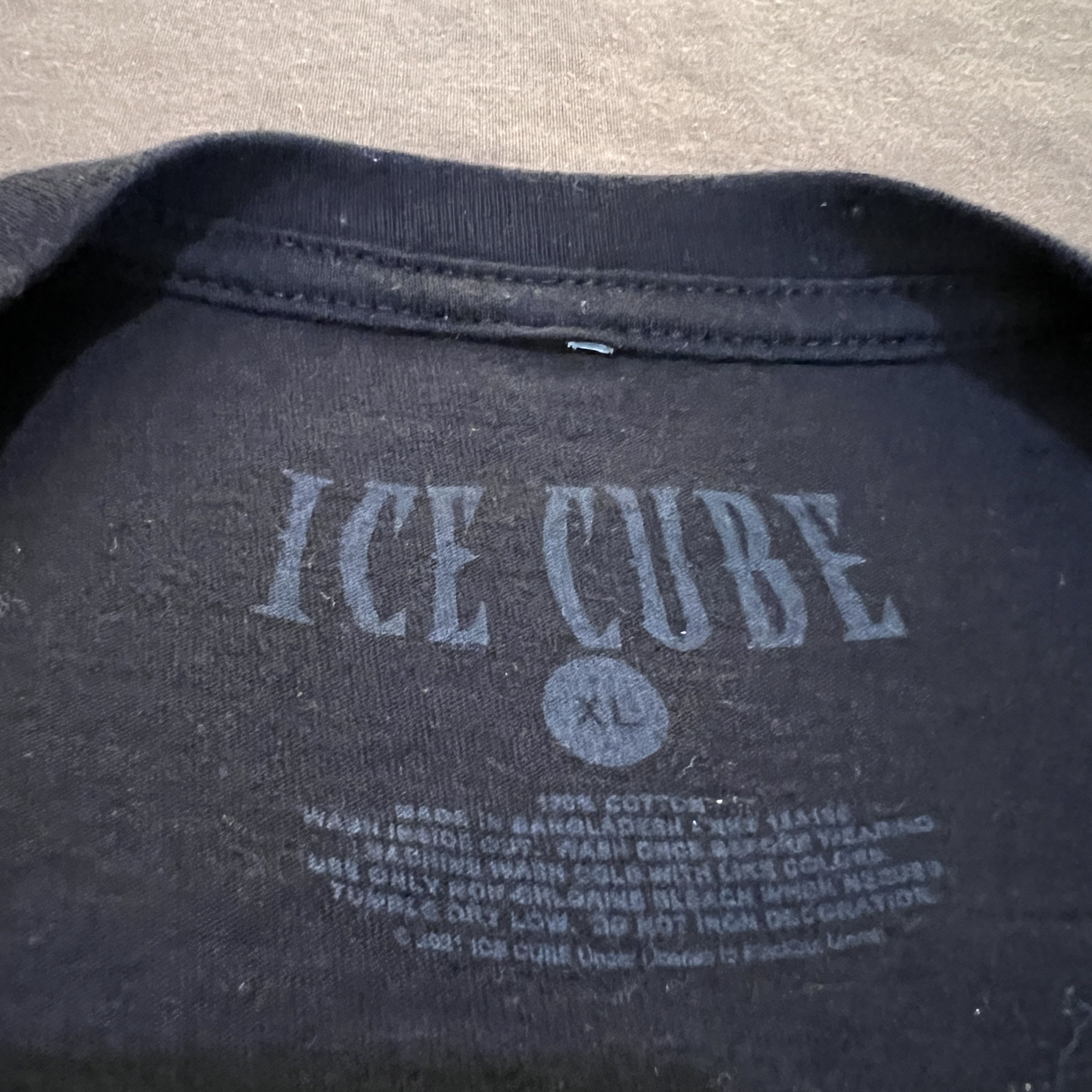 Band Tees × Rap Tees Ice Cube RAp HipHop Promo Tee XL Size US XL / EU 56 / 4 - 3 Thumbnail