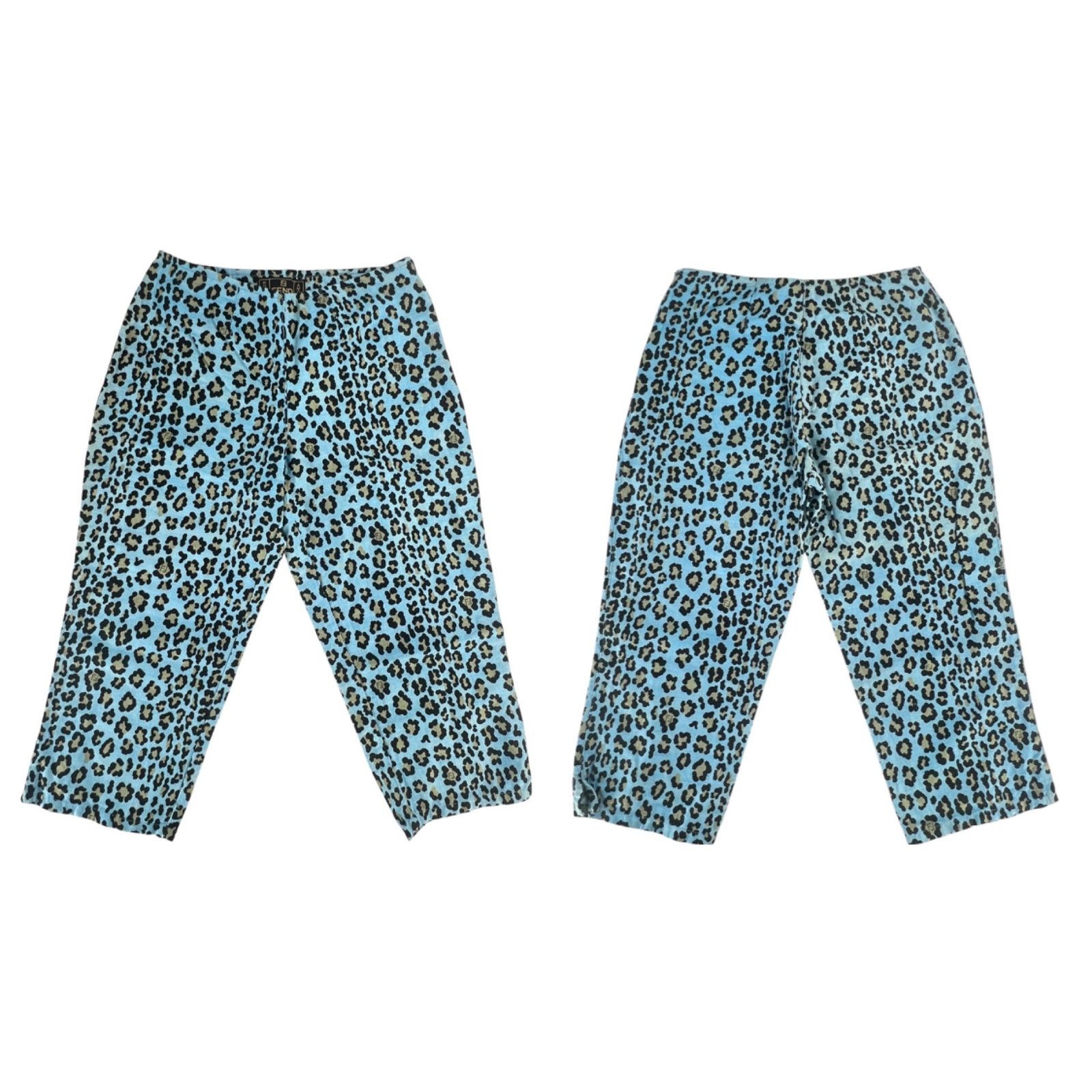 Fendi Fendi Vintage Leopard Print Capris Size 26" / US 2 / IT 38 - 5 Thumbnail