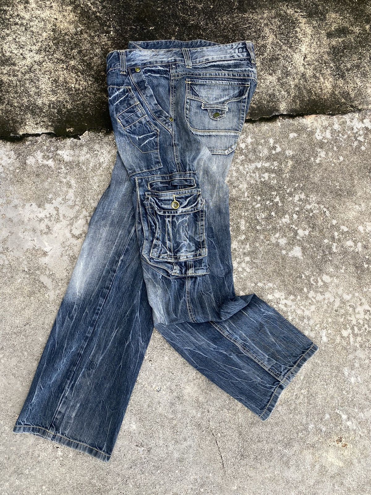 If Six Was Nine ❗️❗️SUPER SICK ELIMON JEANS DENIM PANTS Size US 32 / EU 48 - 11 Thumbnail