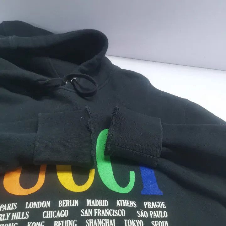 Gucci Gucci Gucci Color Logo Hoodie for Men -2506 Size US XS / EU 42 / 0 - 3 Thumbnail