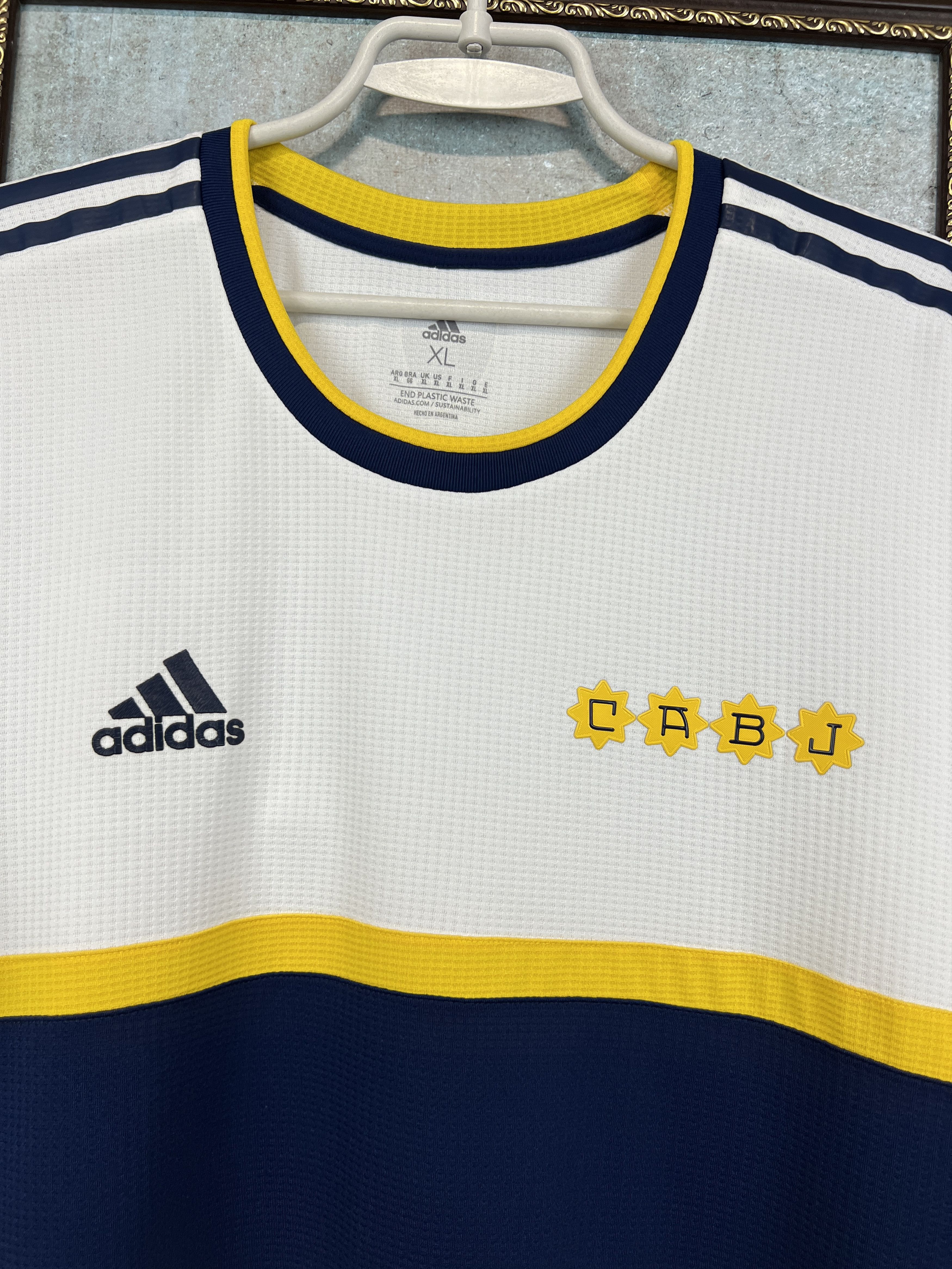 Adidas Boca Juniors Away football shirt 2022 Soccer Jersey Trikot Size US XL / EU 56 / 4 - 3 Thumbnail