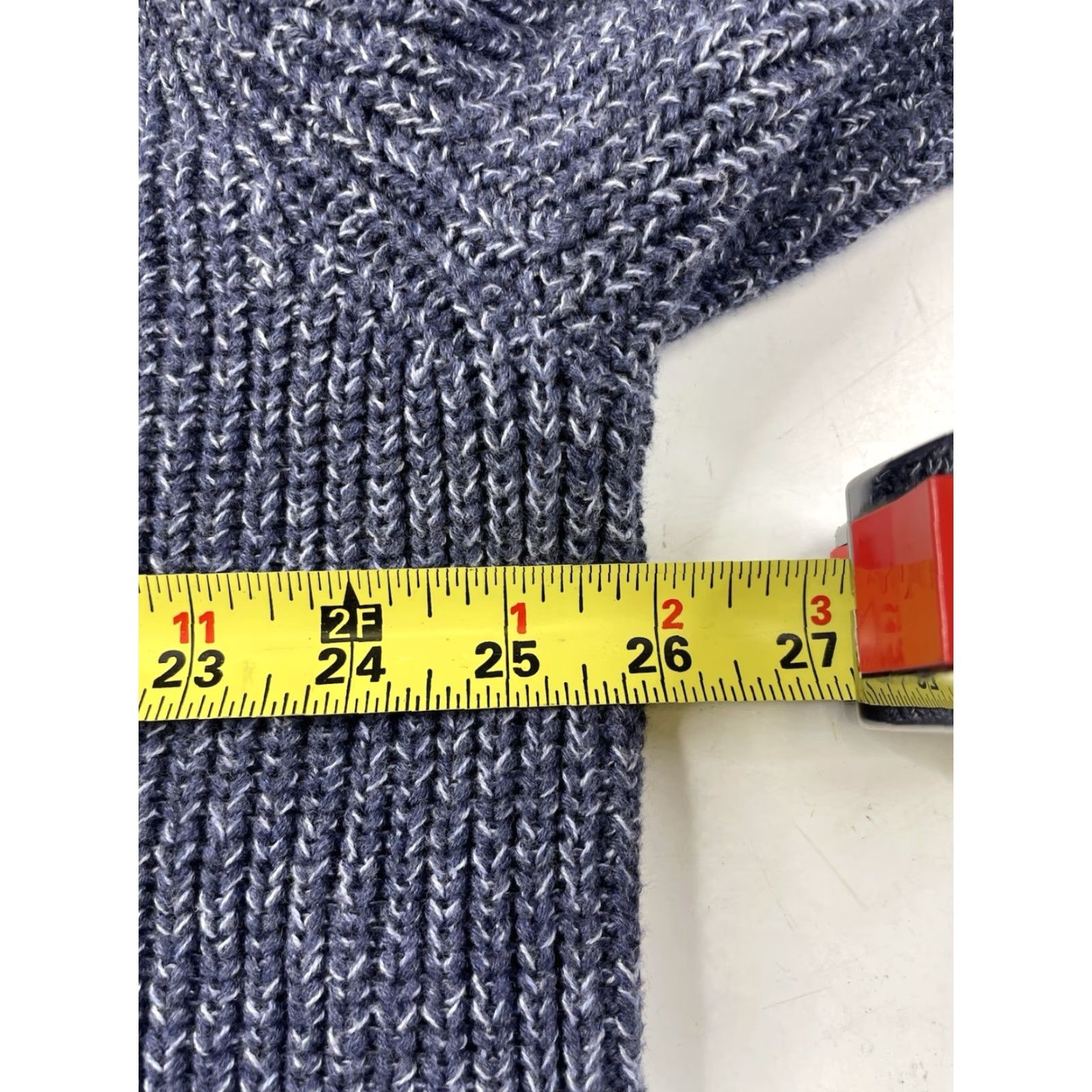 Vintage L.L. Bean Mens XL Blue Heavyweight Knit Pullover Henley Sweater Cabincore 500592 Size US XL / EU 56 / 4 - 8 Thumbnail