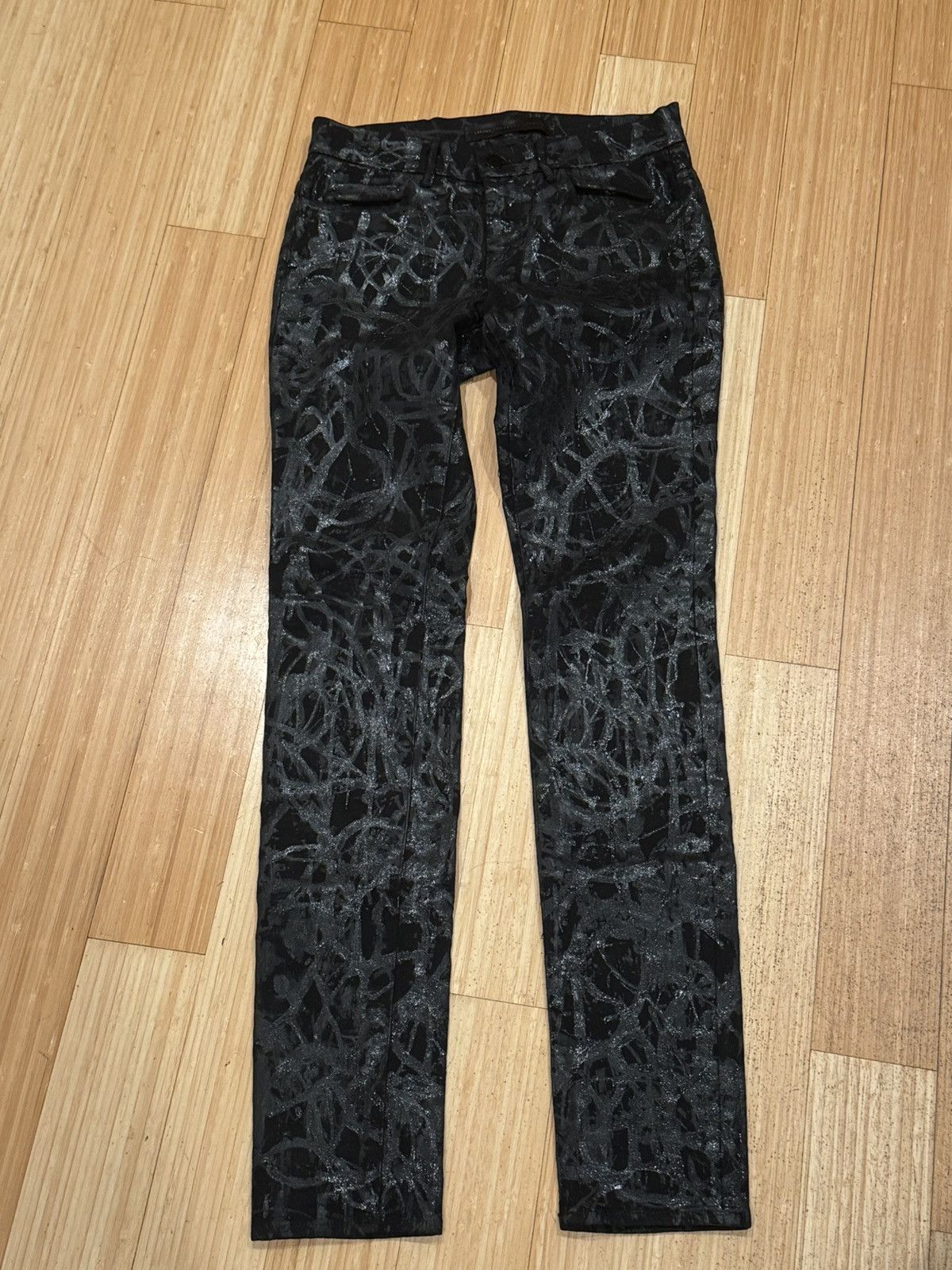 Japanese Brand archive coated denim Size US 29 - 1 Thumbnail