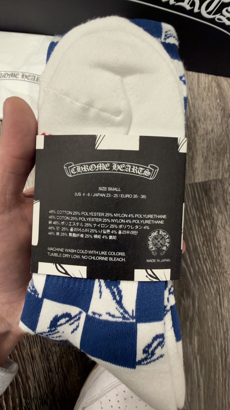 Chrome Hearts Chrome Hearts Matty Boy Chomper Socks 3PCS Brand New Size ONE SIZE - 4 Thumbnail