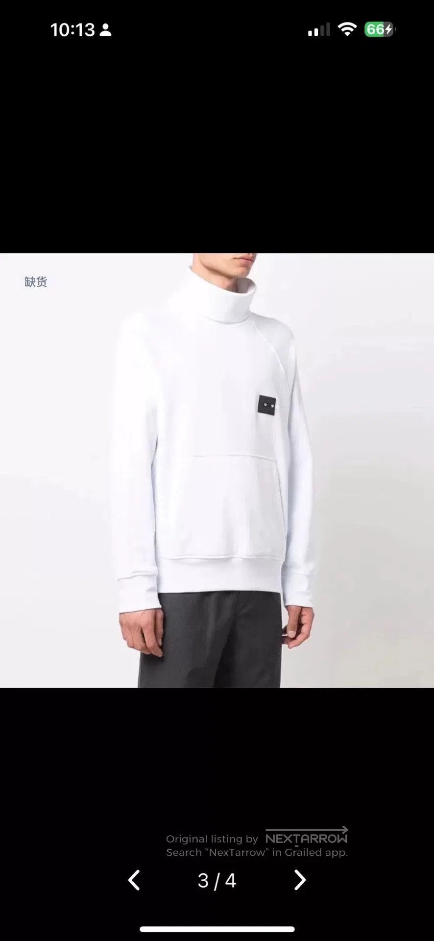Neil Barrett neil barrett white sweatshirt for men. Size US XS / EU 42 / 0 - 8 Thumbnail