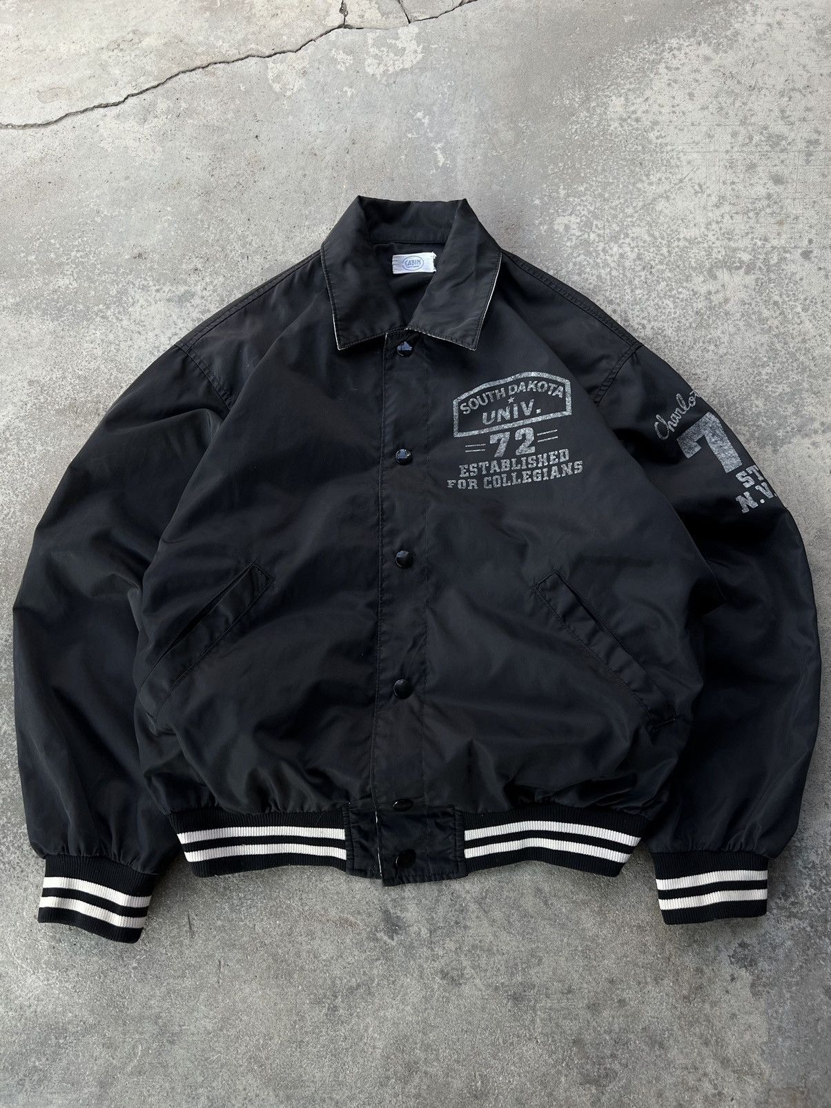 Vintage Vintage 90s Riders Nylon Bomber Jacket Size US M / EU 48-50 / 2 - 4 Thumbnail