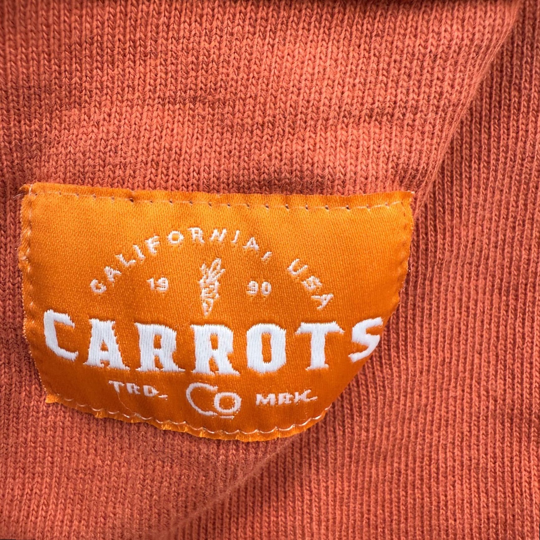 Carrots by Anwar Carrots VINTAGE Carrots by Anwar Carrots Shorts Mens S Orange Sweat Fleece Drawstring Logo Pocket Size US 29 - 3 Thumbnail